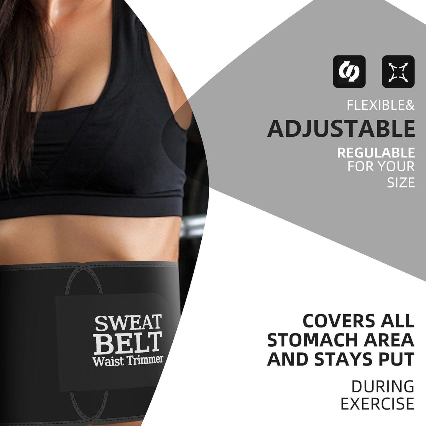 ZPP Waist Trainer for Women and Men, Neoprene Sweat Band Waist Trimmer Belt Slimming Stomach Wrap for Workout