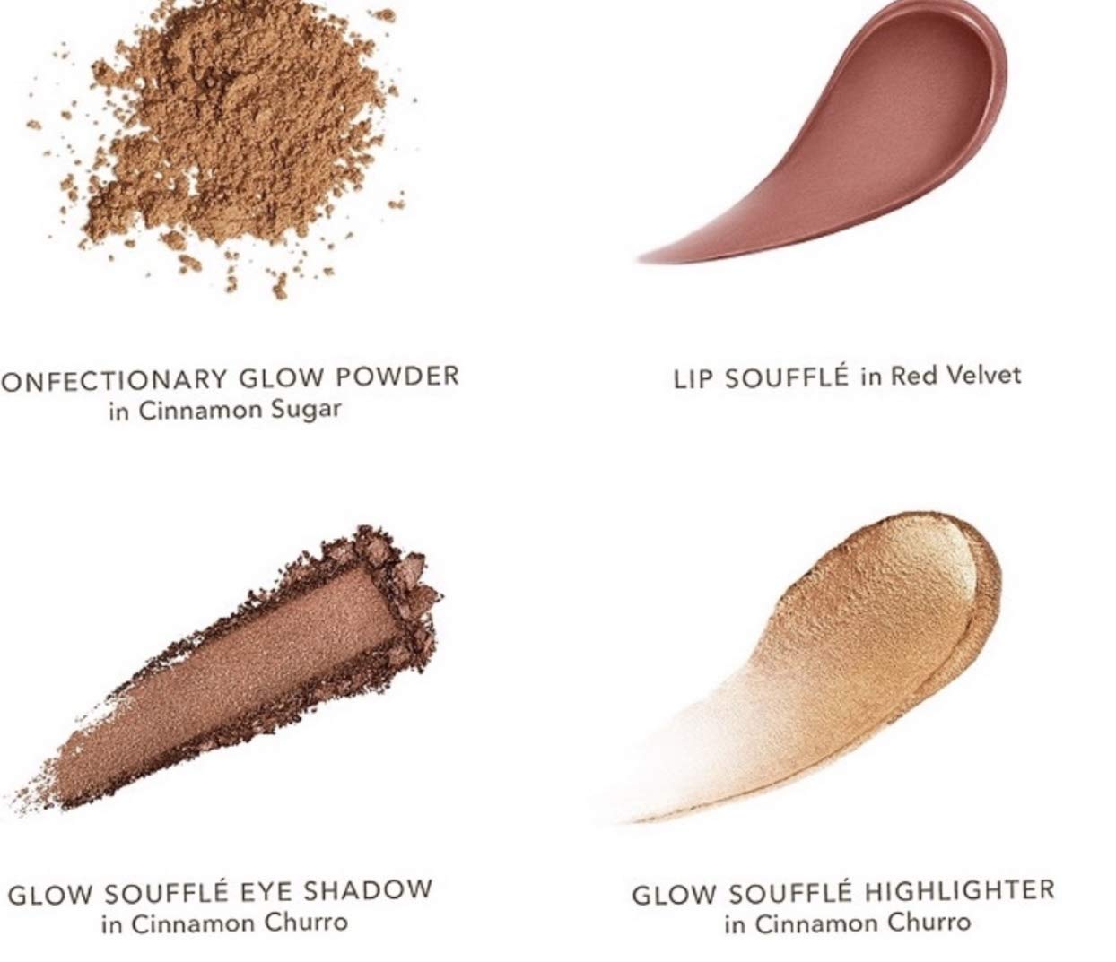 Becca x Chrissy Teigen Cravings Glow Recipe Face Makeup Kit 4 Pc Set