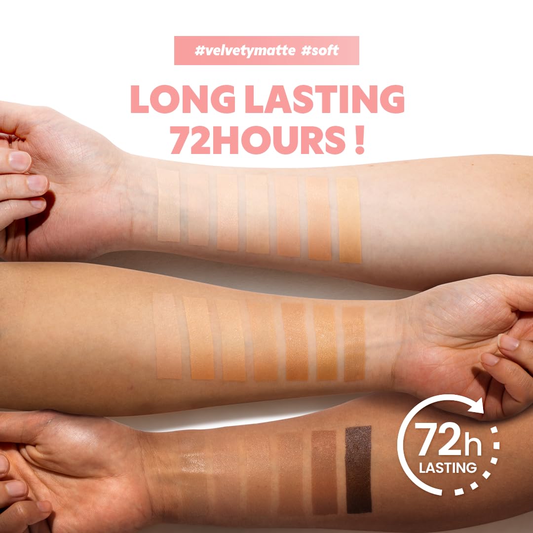 [*Mini Size*] TIRTIR All Cover Pink Cushion | Korean Cushion Foundation, (#21W Natural Ivory, 0.15 Fl Oz)