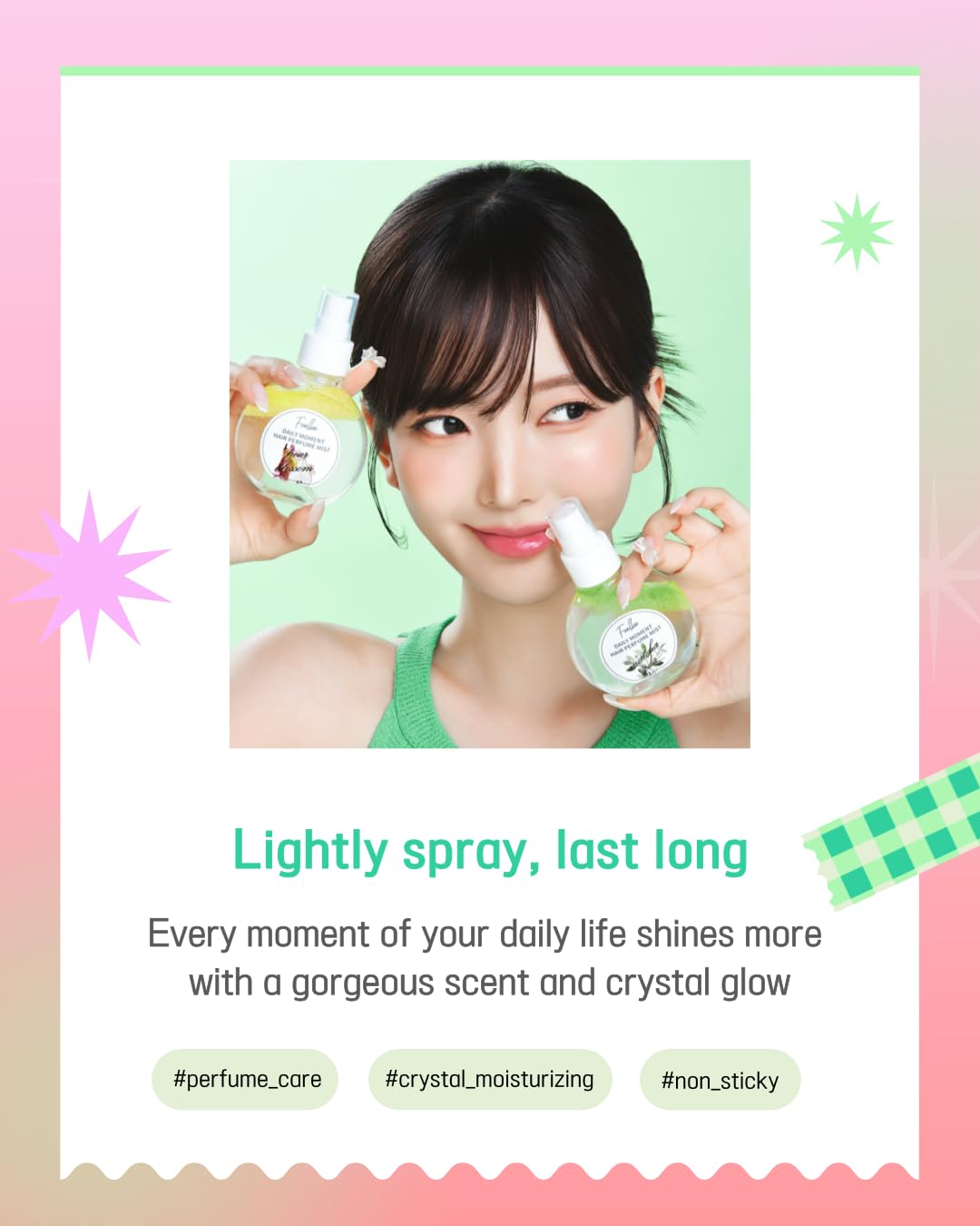 Daily Moment Hair Perfume Mist 100ml/3.38 fl.oz. (Matcha Soda Scent)