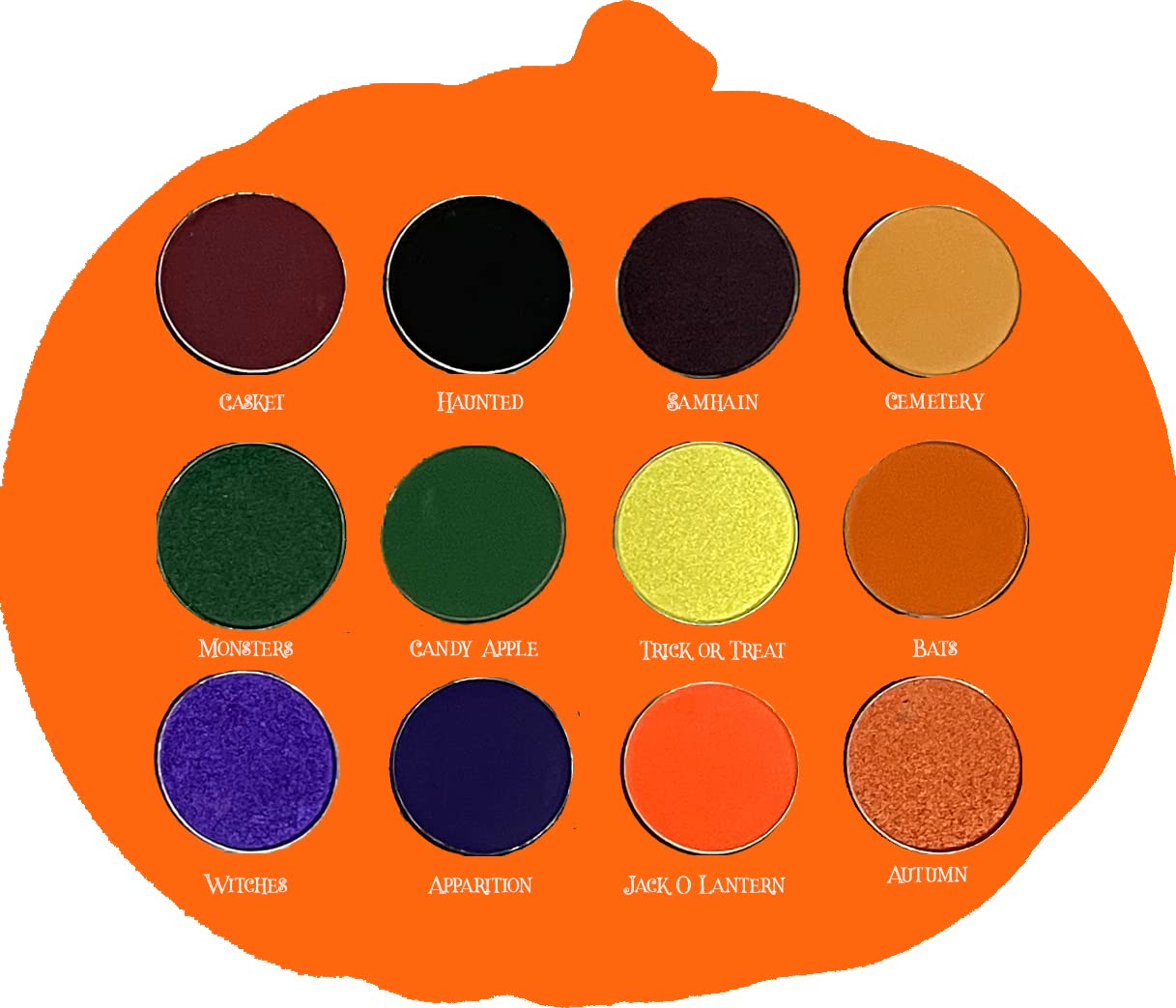 Vintage Halloween Jackolantern Palette