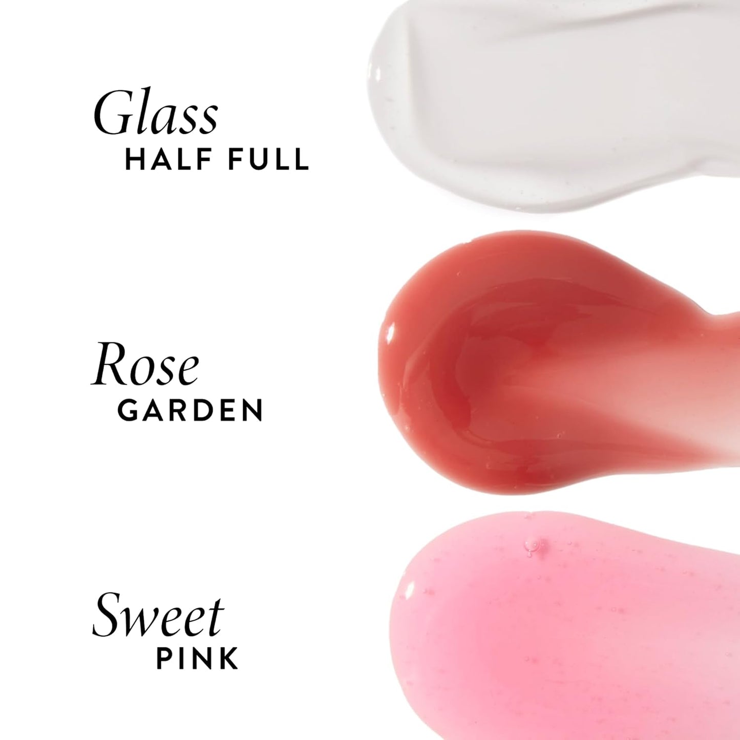 LAURA GELLER NEW YORK Fine Shine Glossy Lip Oil, Glass Half Full - Hydrating Squalane - Clear Lip Gloss