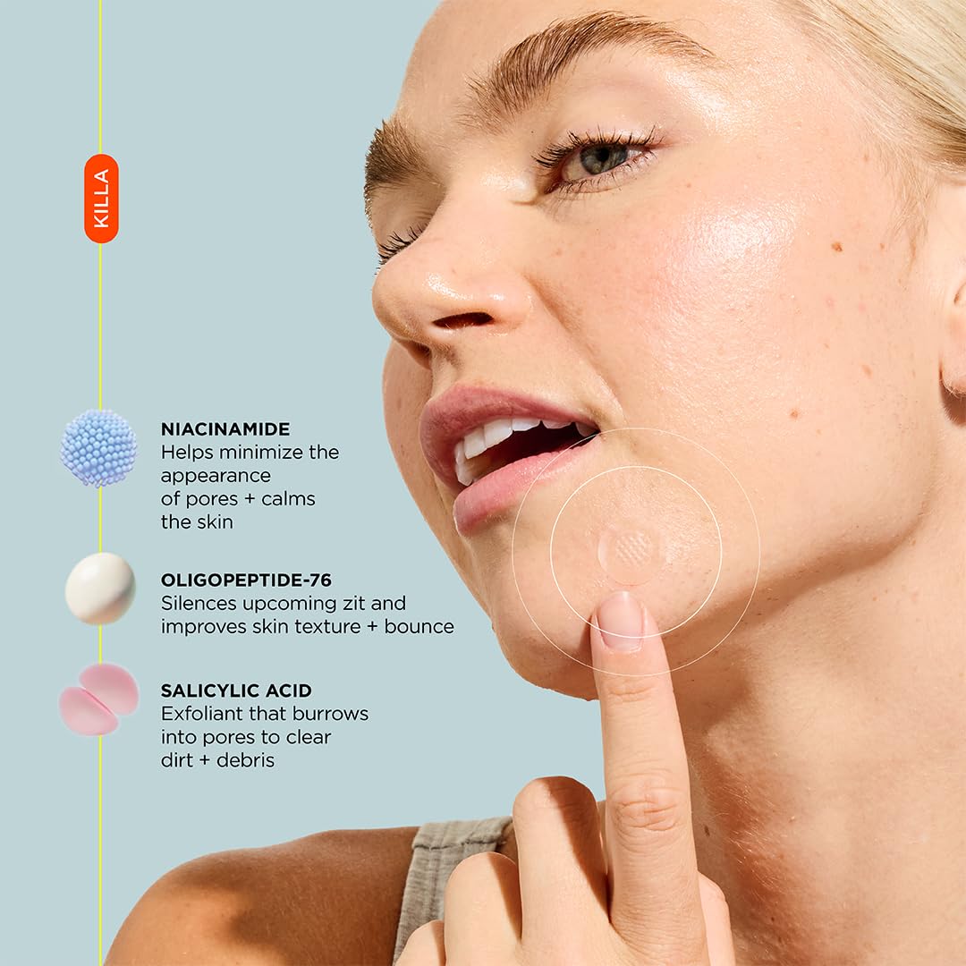 ZitSticka Killa Acne Patches for Face - World's Most Potent Pimple Patch with Fast-Acting Microdarts - Starts Working within 2 Hours for Deep, Early-Stage Zits & Blemish - 4 Count