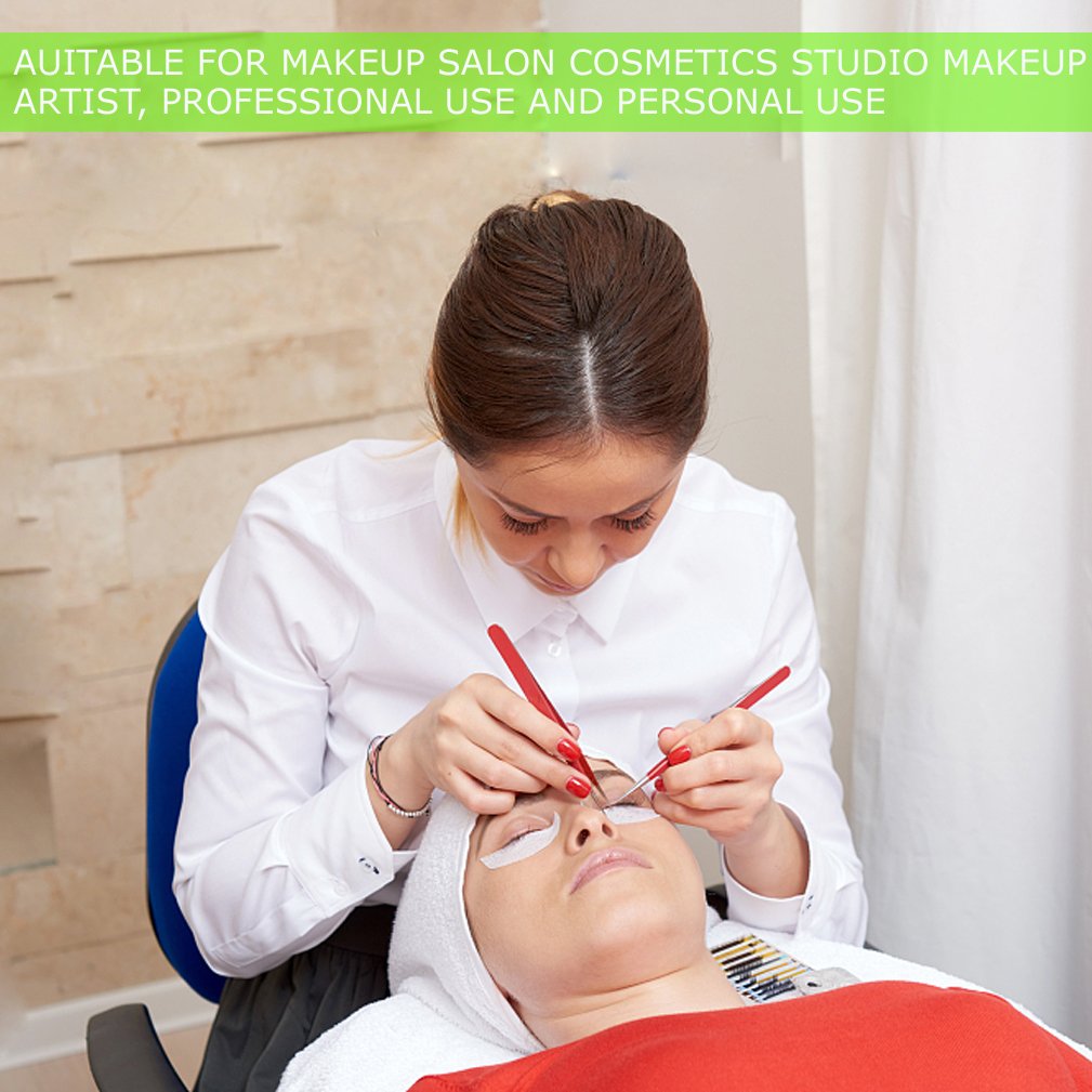 110 Pairs Eyelash Extension Gel Patches Kit, Lash Extension Lint Free Under Hydrogel Eye Mask Pads Beauty Tool with Transparent Cosmetic Bag