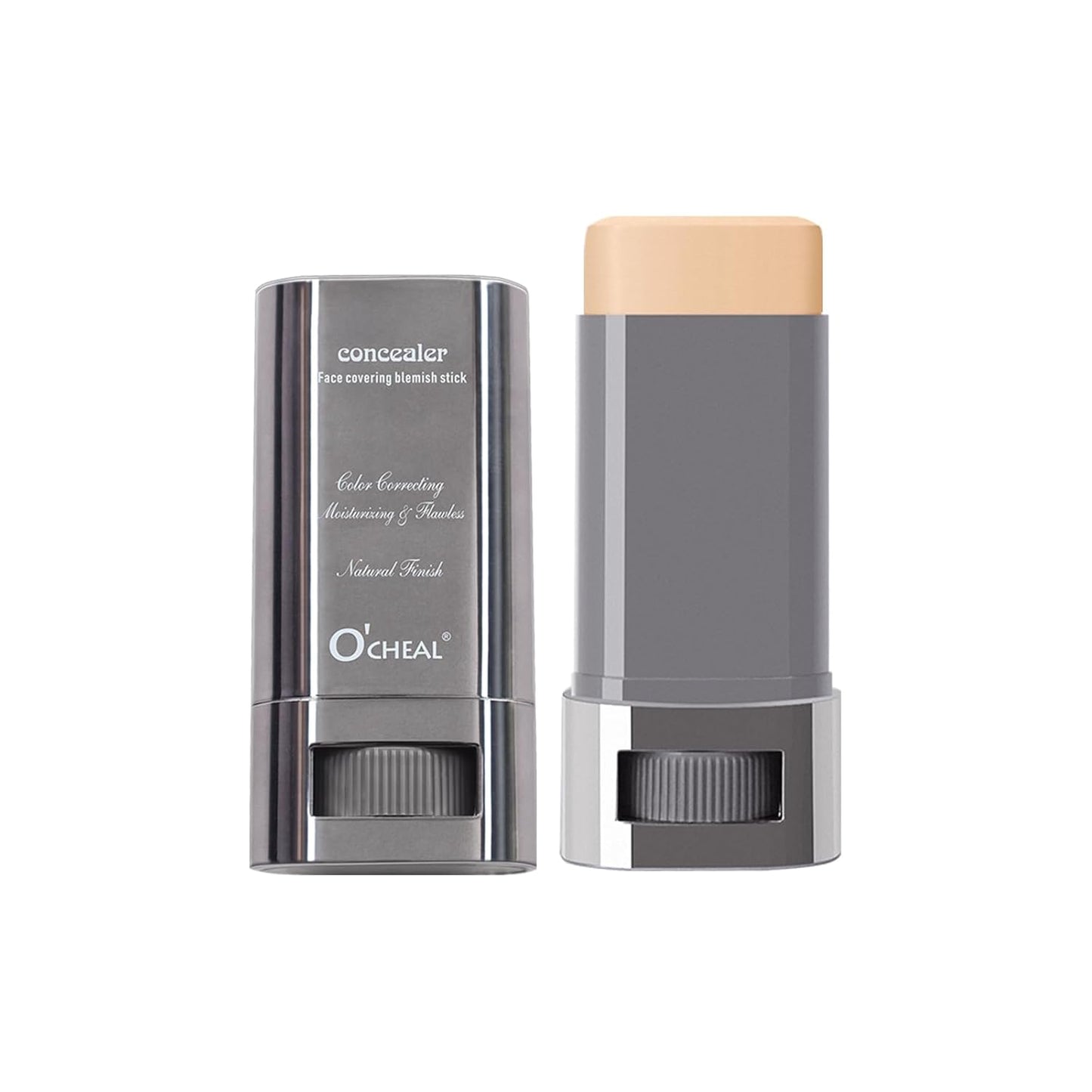 O'CHEAL Face Foundation Contour Stick Long-wear Lightweight Brighten Stick Face Concealer Blemish Contouring Beauty Makeup 03#LIGHT SKIN TONE