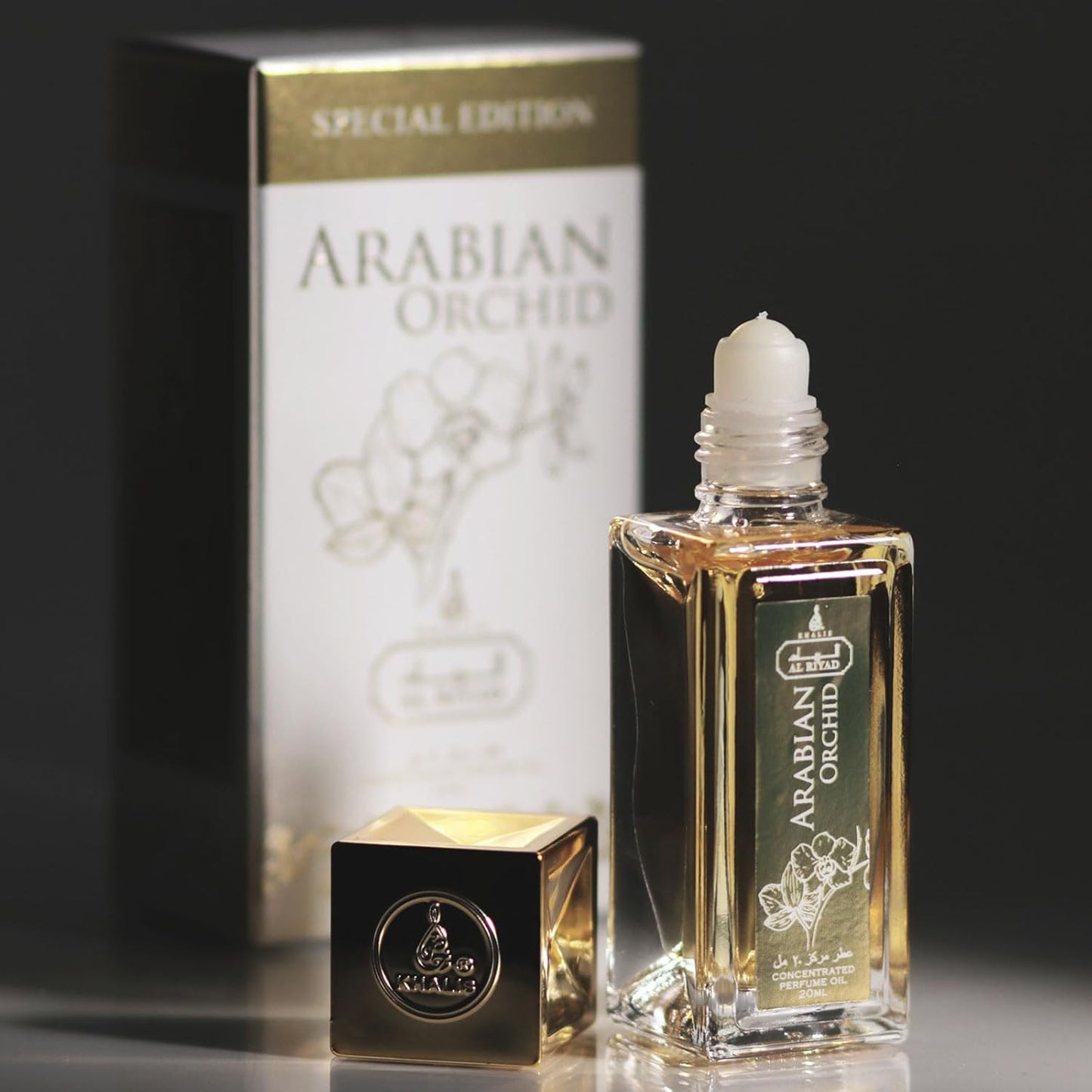 Maison d’Orient Arabian Orchid Oriental Fruity Floral Perfume Oil Roll‑On 20 mL — Alcohol‑Free, Long‑Lasting Attar for Her, Vegan Pocket‑Size Fragrance, Ideal Purse Essential & Holiday Gift