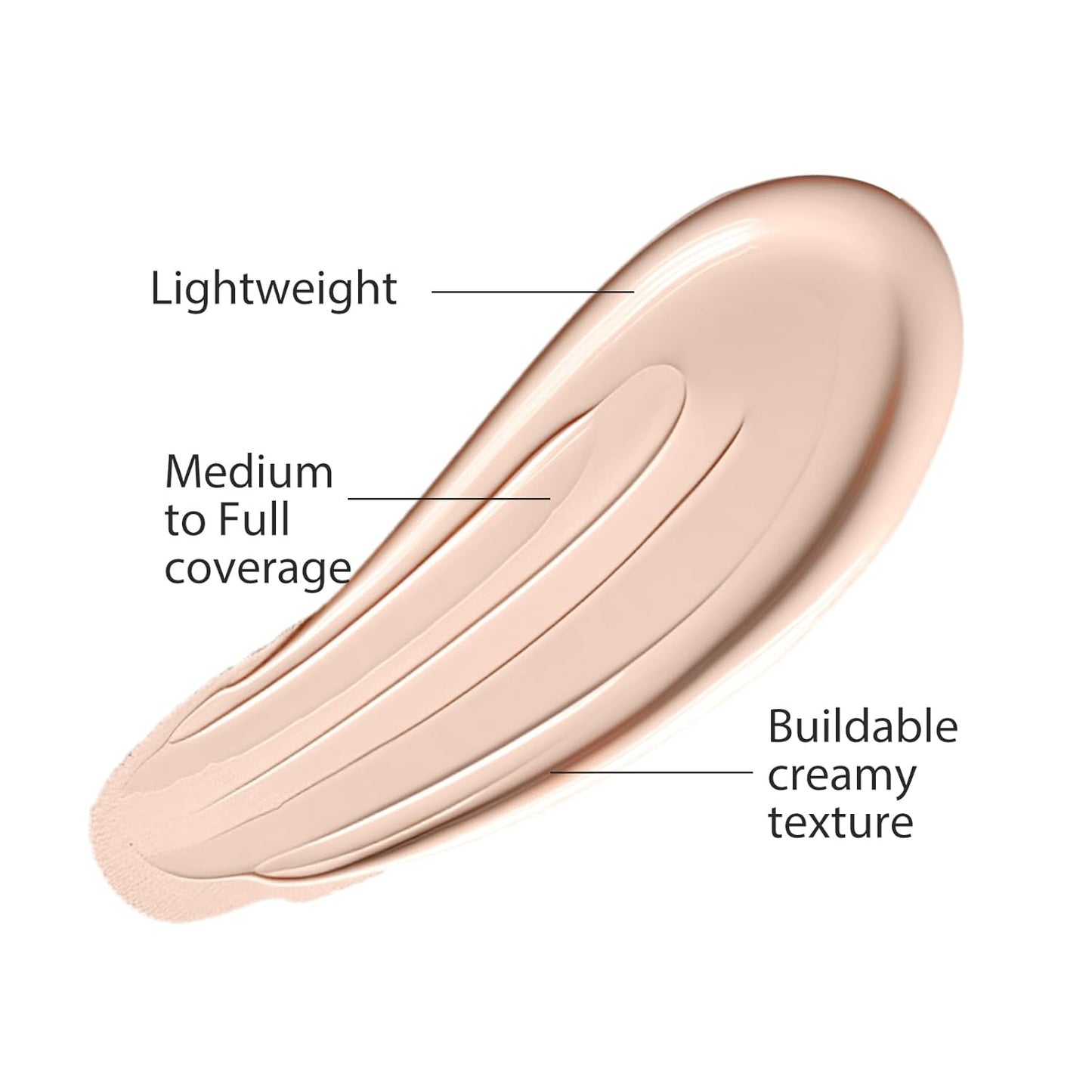 UCANBE Liquid Concealer Stick, Conceals, Covers, Highlights, Medium to Full Coverage Hydrating Color Corrector Face Makeup for Under Eye Dark Circles, Redness, Dullness, Fine Lines - Ivory-0.3 Fl.oz