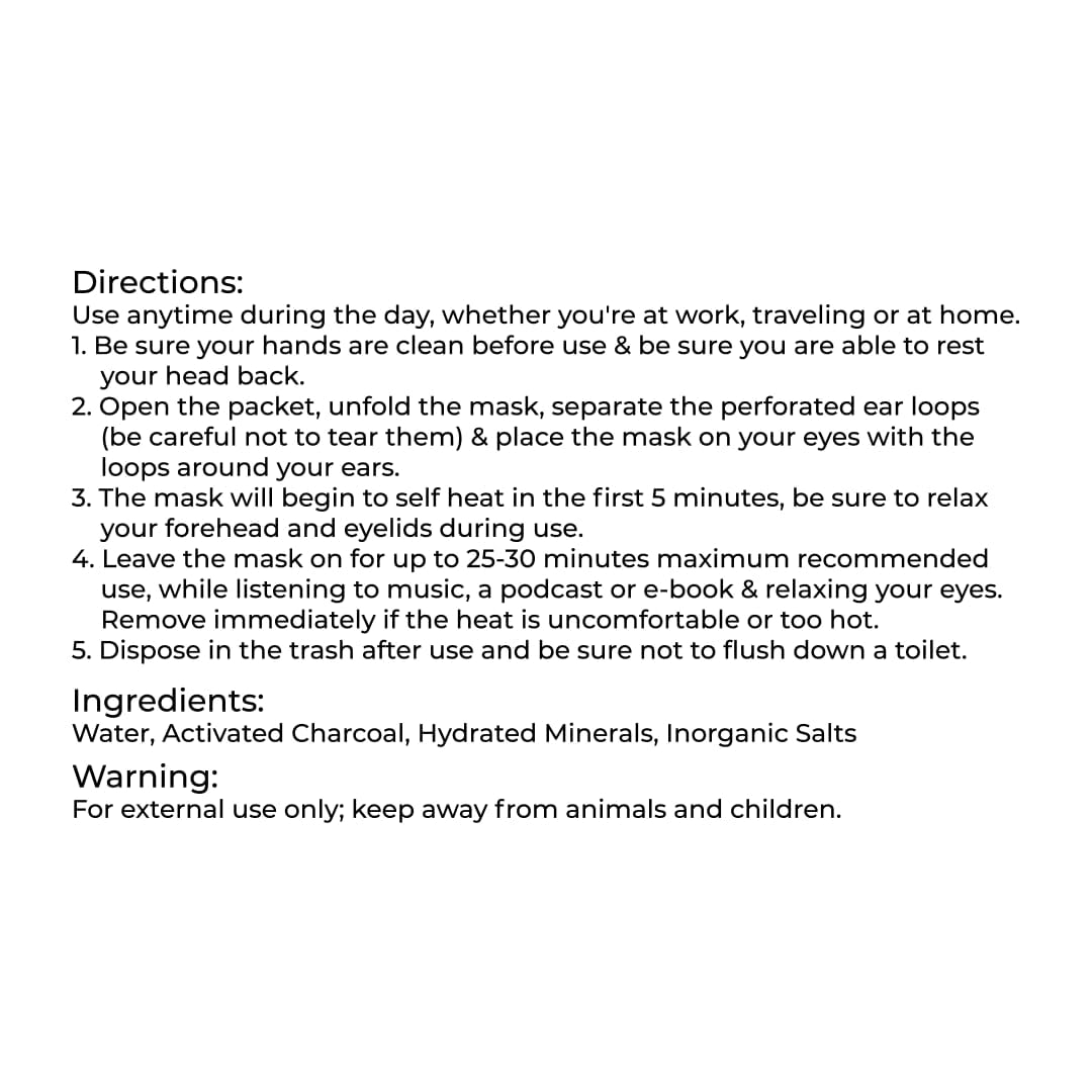 Steamtech Self Heated Dry Eye Masks - 20 Eye Doctor Approved Warm Eye Compress for Dry Eyes - Disposable Eye Mask for Fatigue & Dryness – Perfect Dry Eye Relief Product, Spa Experience