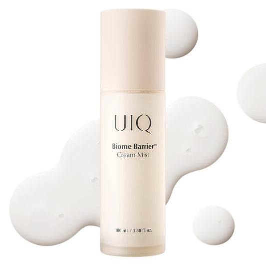 UIQ Biome Barrier Cream Mist - Facial Barrier Mist for Hydration & Skin Barrier Repair, Microbiome-Based Korean Skin Care, 3.38 fl oz