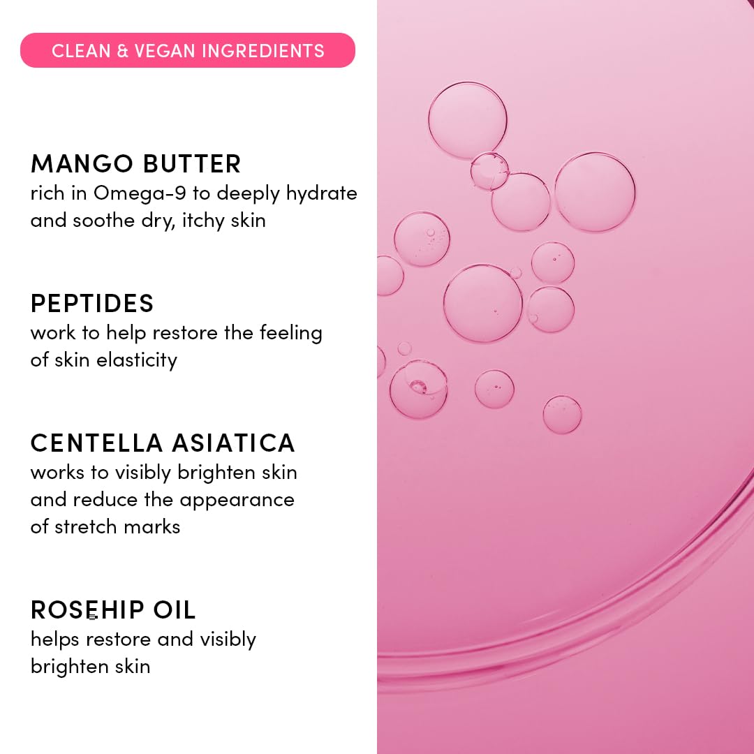 Evereden Nourishing Stretch Mark Cream 50ml | Clean and Unscented Pregnancy Skincare | Stretch Mark Prevention