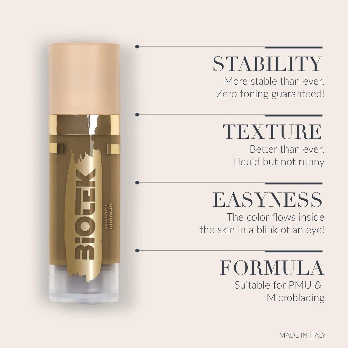 Biotek Rapid Shading Brow Pigment Kit for Permanent Makeup - Made in Italy - Rapid Shading