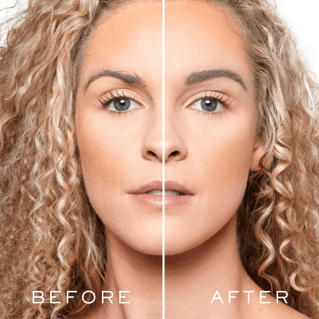 MADLUVV Brow Stamp Kit with Brow Stencils – Easy Eyebrow Shaper for Natural-Looking Brows – Popular Eyebrow Stencil Kit Used by Professionals – 9 Shapes, Spoolie, Travel Bag & Stamp (Taupe)