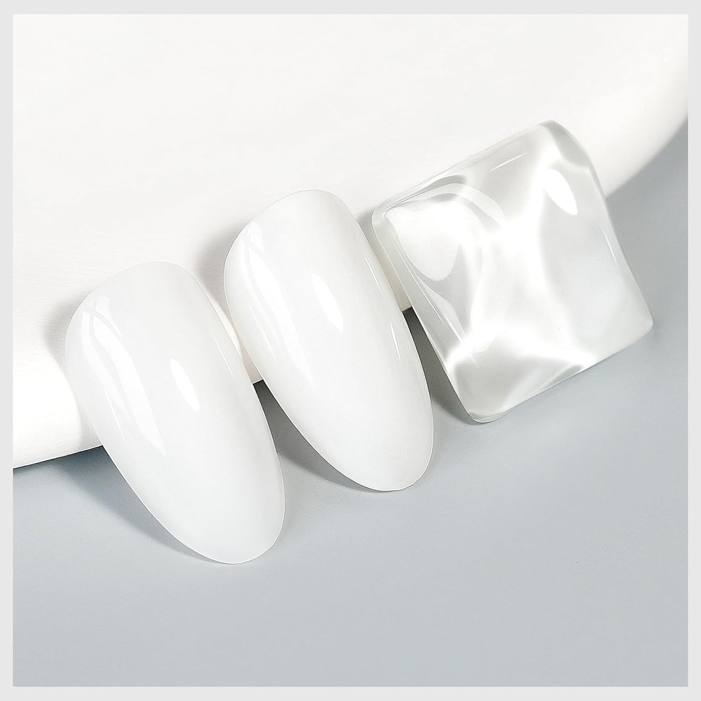 Nail Polish Milky White, Air Quick Dry Nail Lacquer Sheer Color, Regular Fast Drying Fingernail Polish Bulk Non Gel Long-Lasting DIY Salon Gift For Women