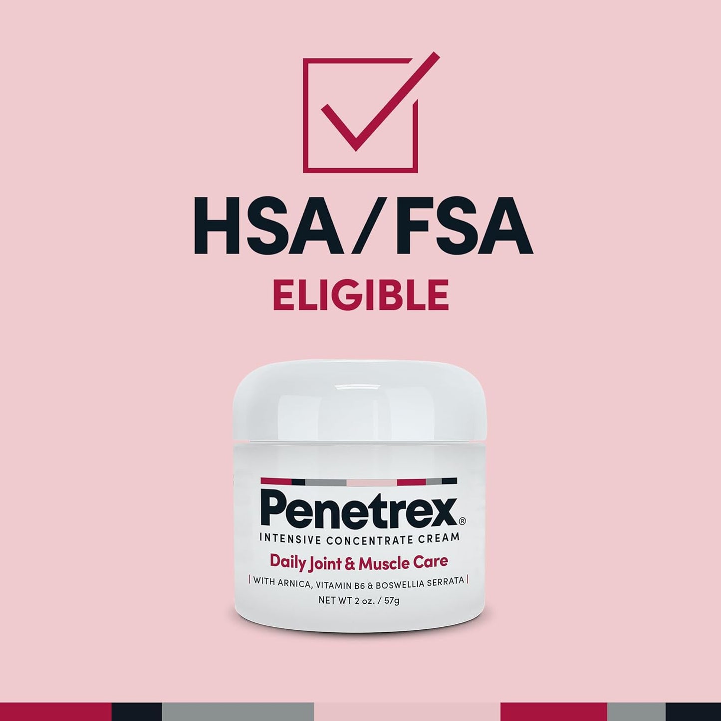 Penetrex Joint & Muscle Therapy - Soothing Muscle Rub for Back, Neck, Hands, Feet - Premium Whole Body Rub with Arnica, Vitamin B6 MSM & Boswellia - Non-Greasy 2oz Cream