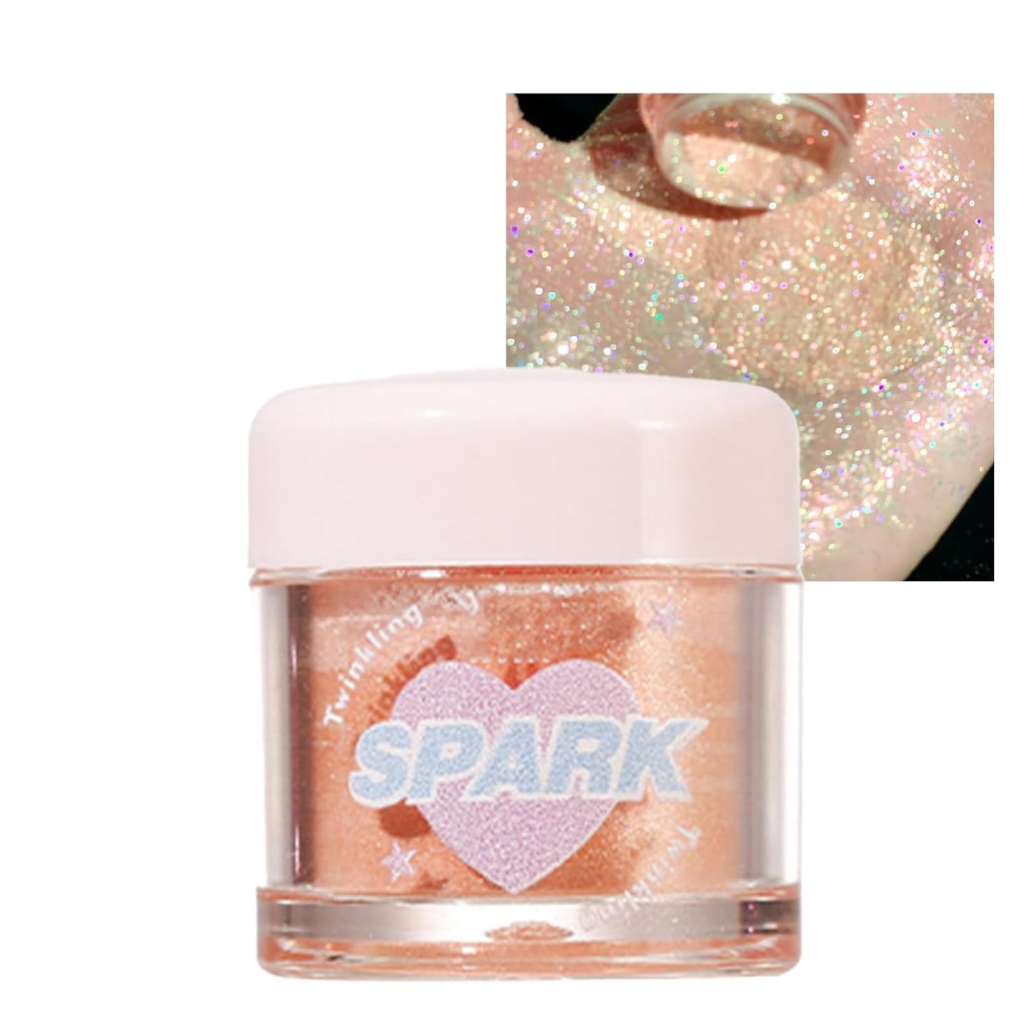 Crystals Glitter Eyeshadow Loose Powder, Face Eye Glitter Korean Makeup Eye Shadow, Sparkle Shimmer Highlighter Makeup#18