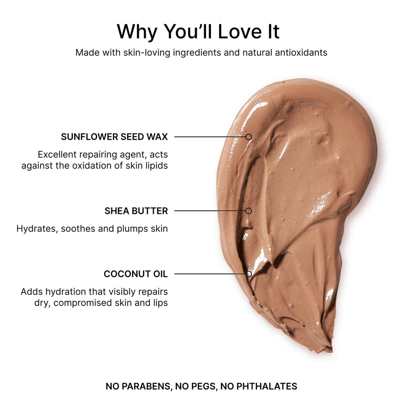 Jillian Dempsey Lid Tint: Satin Cream Eyeshadow I Easy Application for a Natural Shimmer or a Layered Matte Finish I Taupe