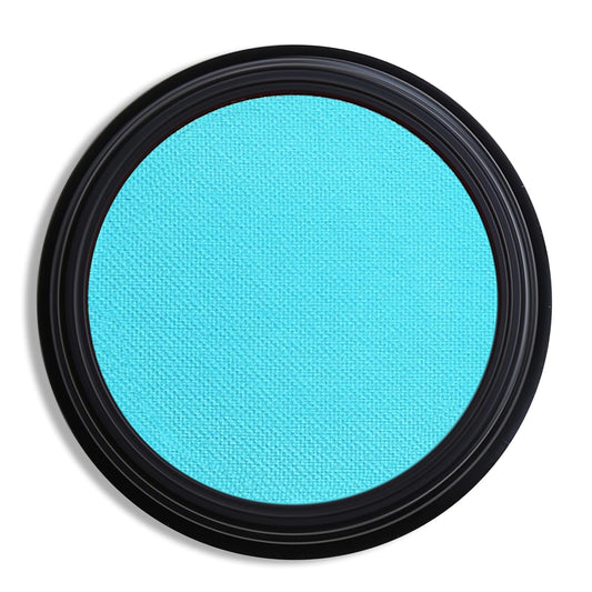 Single Light Blue Eyeshadow, Pressed Powder Matte Eye-Shadow Palette Make-up, Blendable Long Lasting High Pigment Blue Eye Makeup Halloween Paint & Face Body Paint