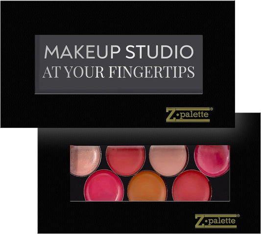 Mini Magnetic Makeup Palette, Empty Magnetic Palette, Universal Magnet makeup palette for Eyeshadows, Powders, Customizable Beauty Organizer with Clear Window