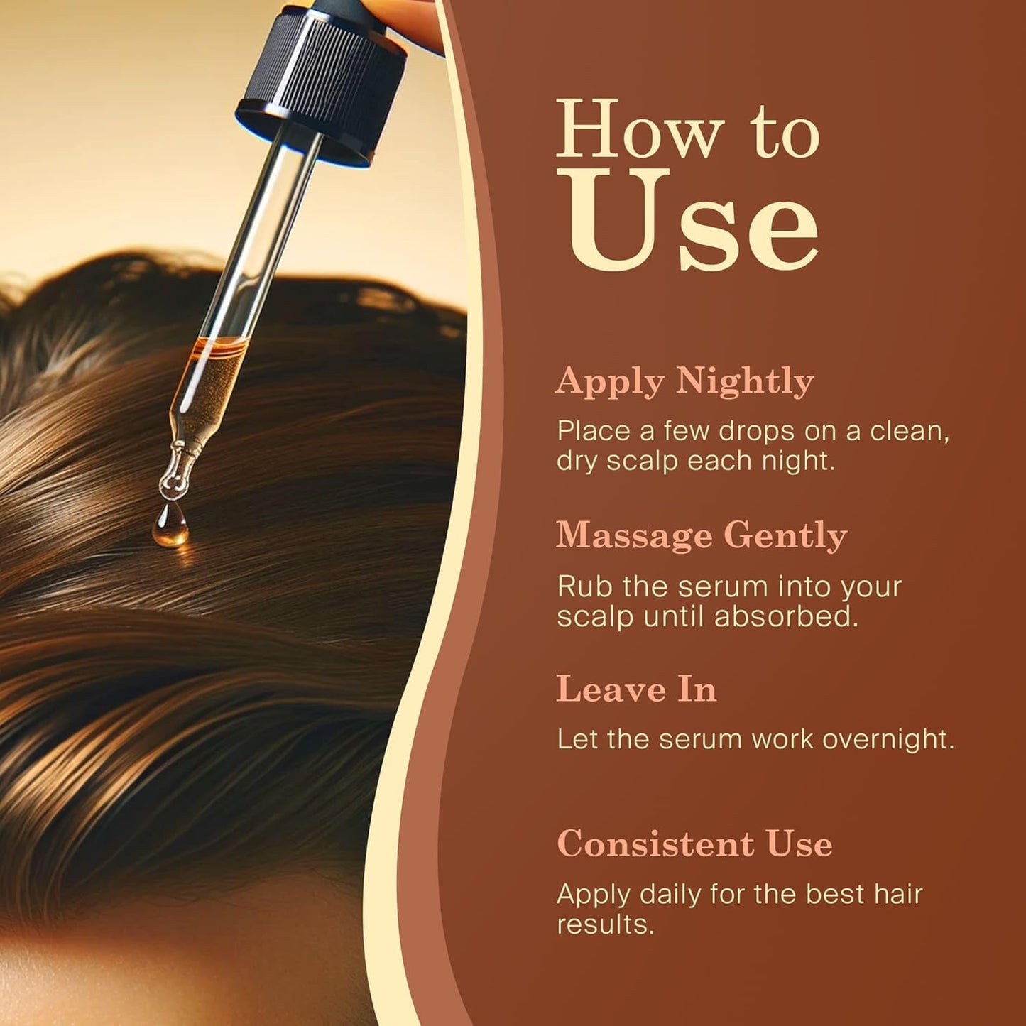 Peptide Hair Serum for Hair Growth Men & Women - Copper Peptides for Hair Growth - Caffeine Hair Growth Serum for Hair Thinning & Loss - Multi Peptide Serum for Hair Density 2 fl oz