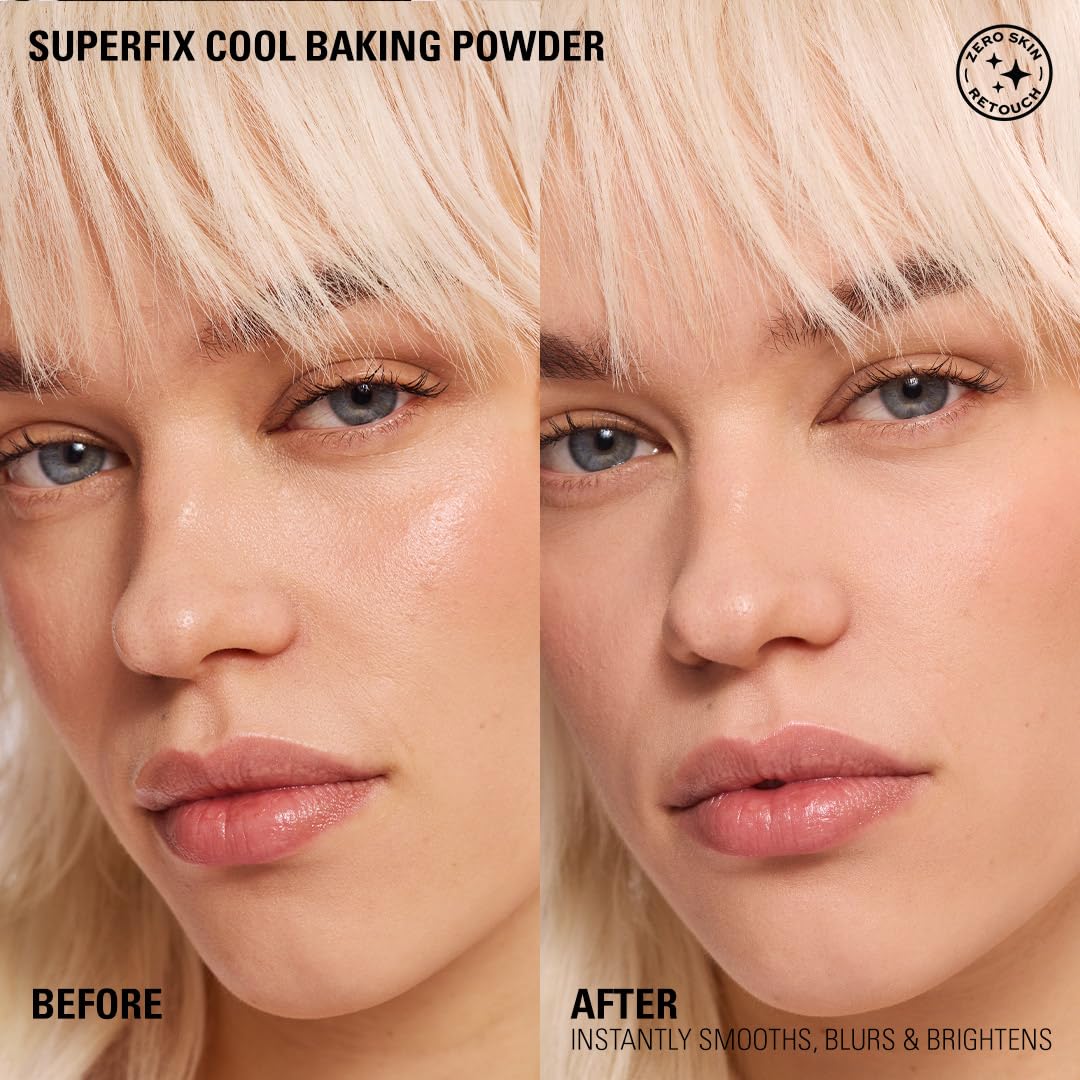 Revolution Beauty London, Hydra Cool Cooling Loose Baking Powder, Makeup Setting Powder for Hydrating Skin, Enriched with Hyaluronic Acid, Vegan & Cruelty-Free, 1.05 oz