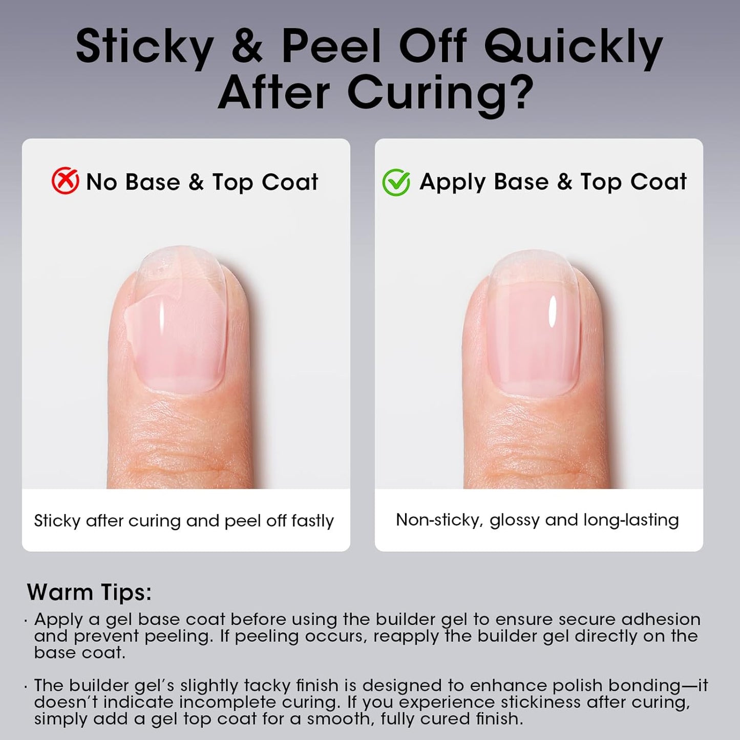 Gellen Salon-Grade Builder Gel for Nails, 5 in 1 Hema Free Clear Builder Gel for Nail Apex Strengthener 20ml Clear Builder GelNail Polish in Upgraded Bottle U V Cured for Home DIY