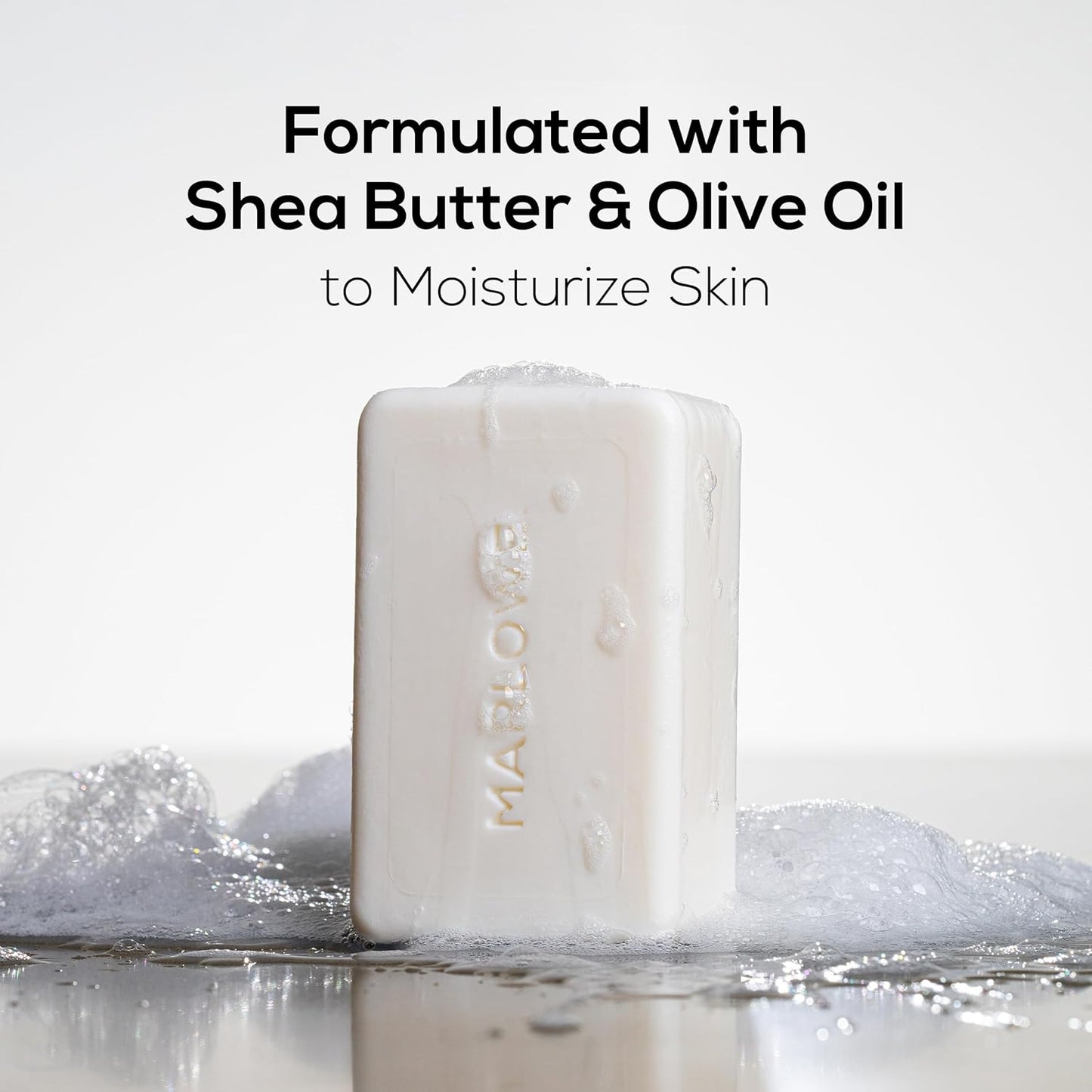 MARLOWE. No. 105 Bar Soap for Men 7 oz (6 Bars) Moisturizing Body Soap, Nourishing & Refreshing with Natural Extracts, Shea Butter, Olive Oil & Green Tea Extracts, Original Sage & Fir Scent