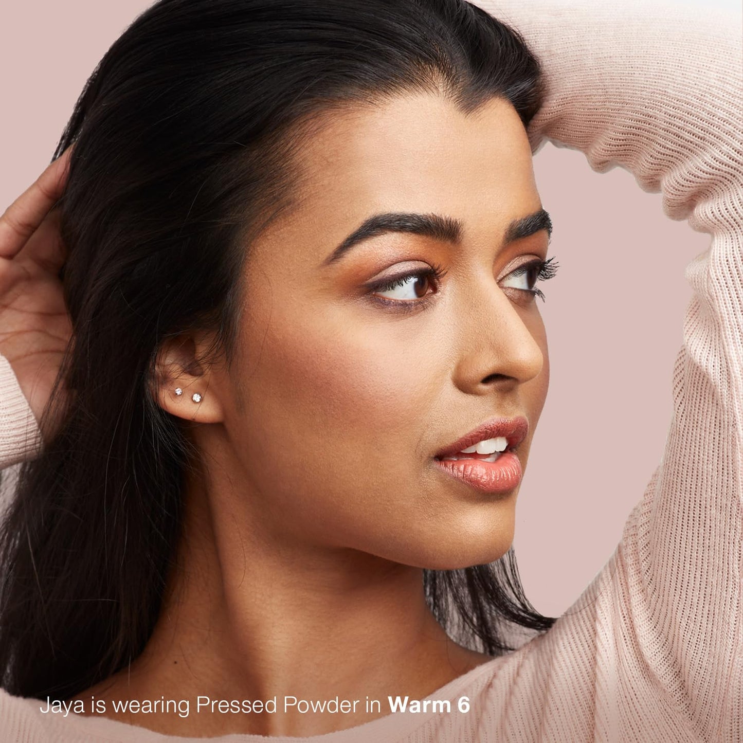 Mineral Fusion Pressed Powder Foundation, Warm 2 - Med Skin w/Yellowish Undertones, Age Defying Foundation Makeup with Matte Finish, Talc Free Face Powder, Hypoallergenic, Cruelty-Free, 0.32 Oz