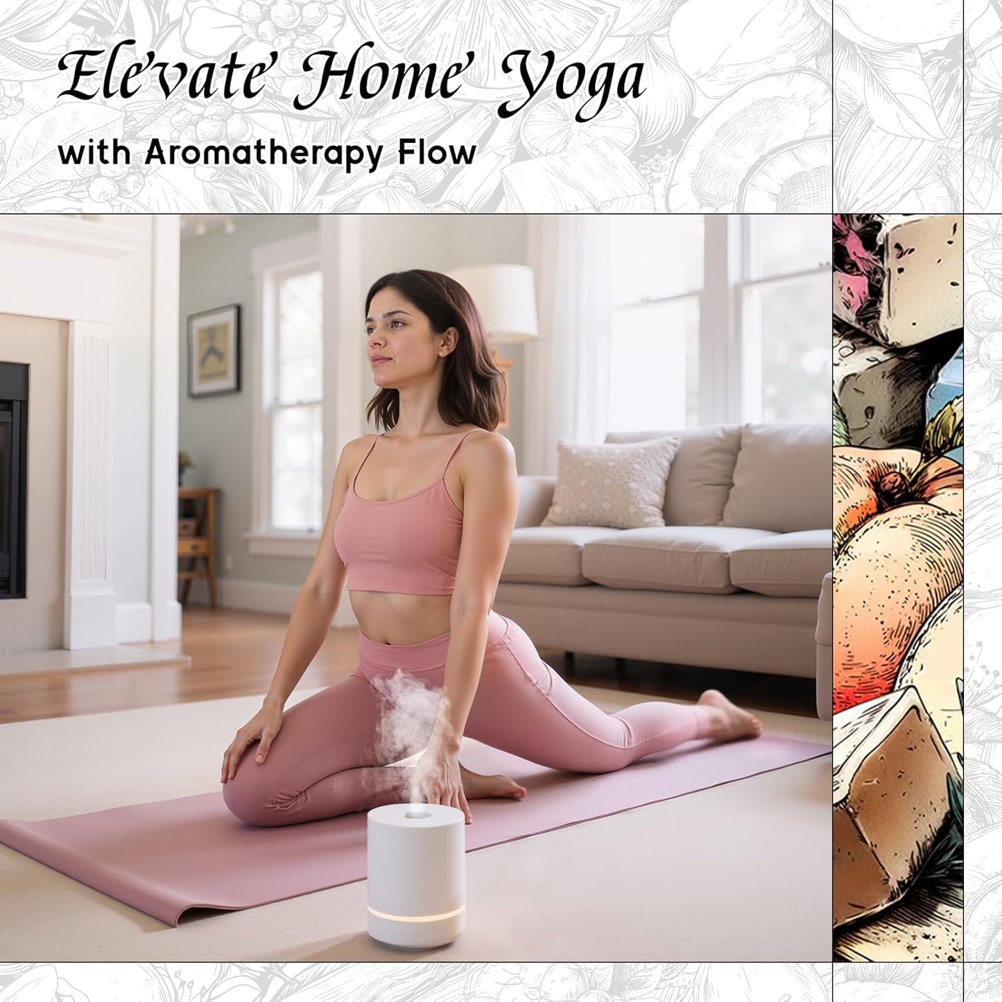 HIQILI Peach Fragrance Oil for Home Diffuser, DIY Candle, Linen & Room Freshener Spray Making, Juicy Fruit Scents - 5.07 Fl Oz