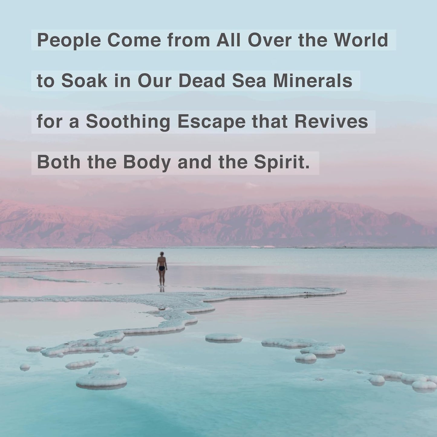 One With Nature 100% Pure Dead Sea Salt for Bath Eucalyptus, 2.5oz 6Pack. Dead Sea Salt is high in 21 Essential Minerals, Such as Magnesium, Sulfur, Zinc, Potassium. Skin Nourishing and Therapeutic.