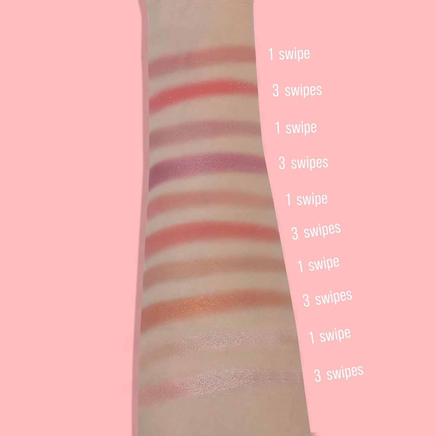 Blush Palette, Bronzer Matte Blush and Highlighter Palette, Cheek Blush Makeup, Bright Pink Blush Powder, Rose Magenta Peach Red, Talc Free