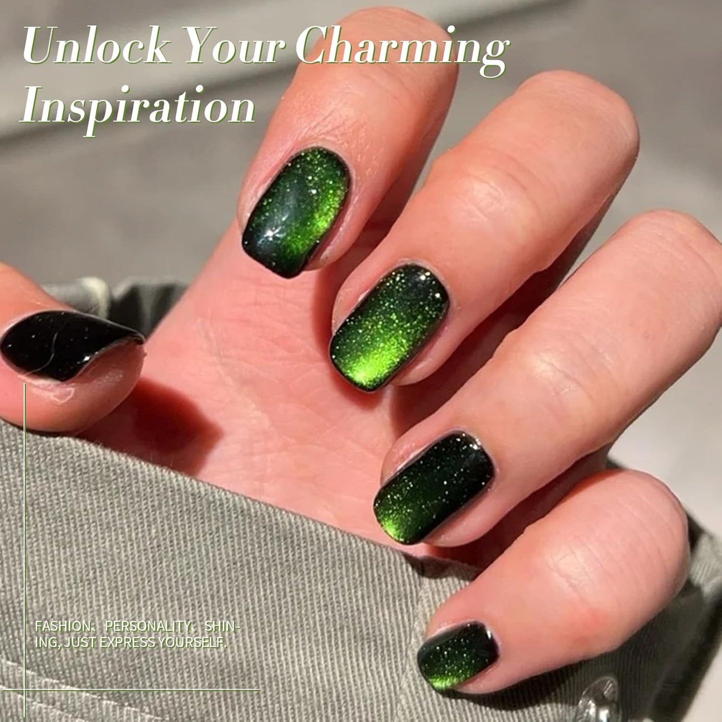 Born Pretty Cat Magnetic Gel Nail Polish 9D Wormhole Holorgraphic Cat Magnetic Eye Gel Polish U v Nail Gel Diy Art for Girls Women 15ML