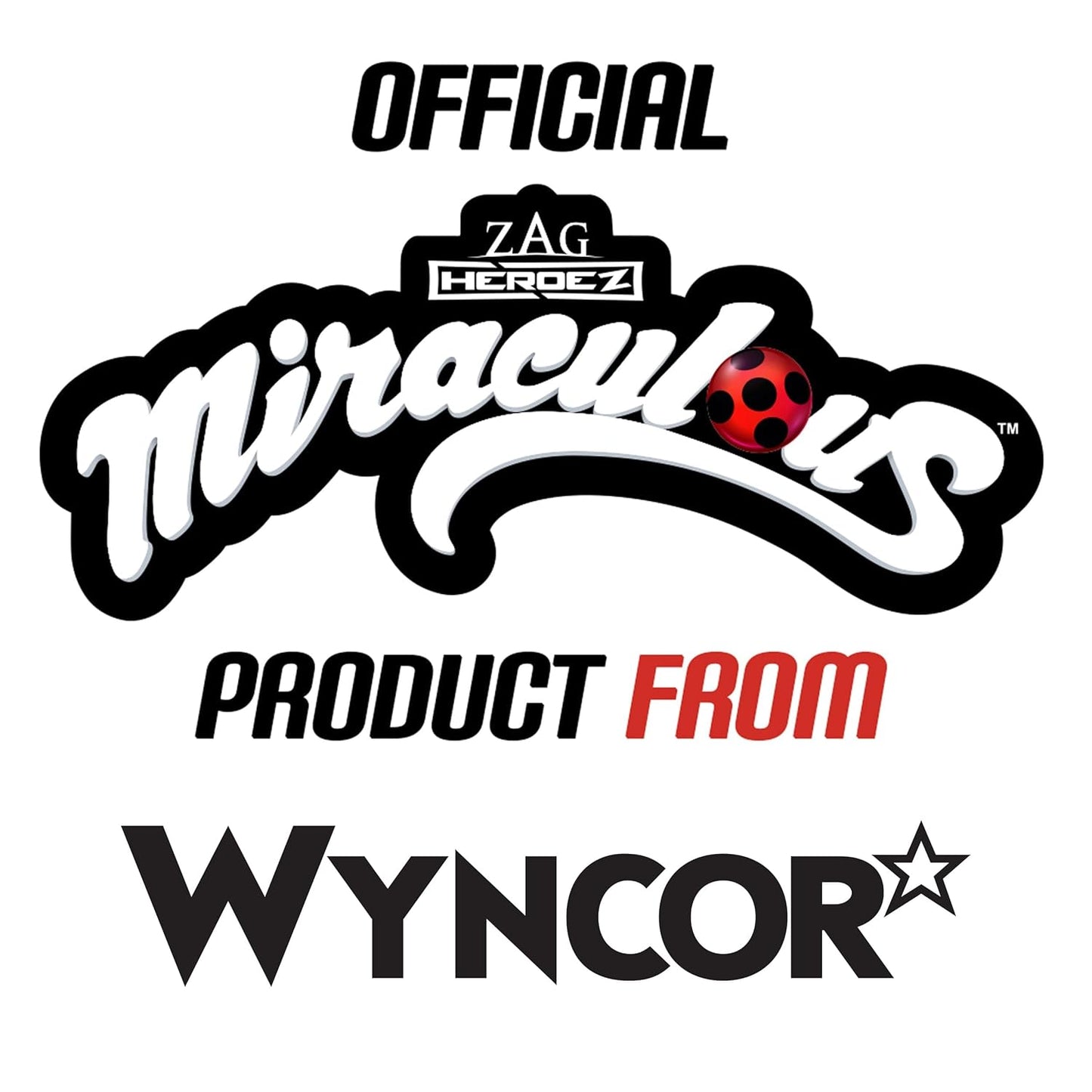 Miraculous Ladybug Kids Makeup Set - 10 Piece Bag with Nail Polish, Hair Chalk, Stickers & More - Safe, Non-Toxic Pretend Play Cosmetics - Miraculous Ladybug Themed Makeup Kit for Children