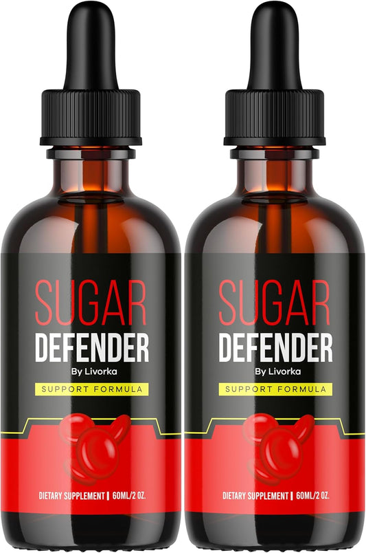 Sugar Defender - Sugar Defender Drops, Sugar Defense Super Formula, Sugar Defender 24, Sugar Defender Supplement, Sugar Defender Liquid, Defender Drop,Sugar Metabolism (60 Capsules) -3Pack
