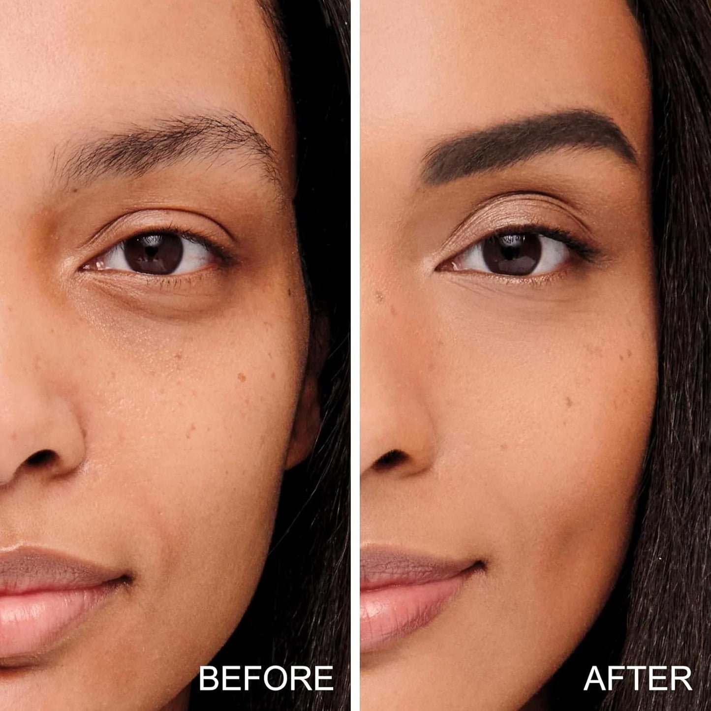 Boobeen Eyebrow Powder Kit, 2-color Waterproof Eyebrow Palette Makeup to Definer & Filler Brows, Eyebrow Color Powder Shape Natural Looking Brow - with Mirror Brush