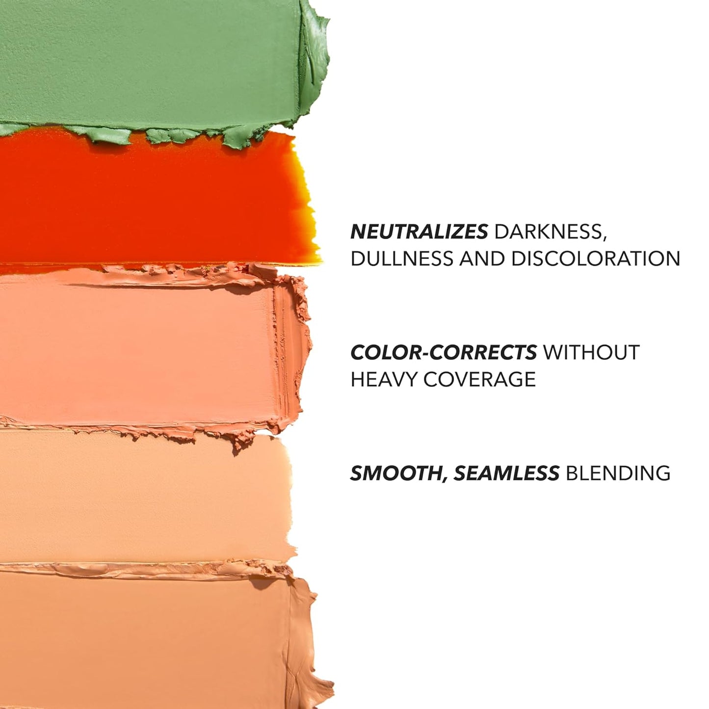 Cover FX Correct Stick Peach Color Corrector Concealer - Shell: Neutralize Darkness & Discoloration (Fair to Light Skin Tones) - Creamy Lightweight Full Coverage