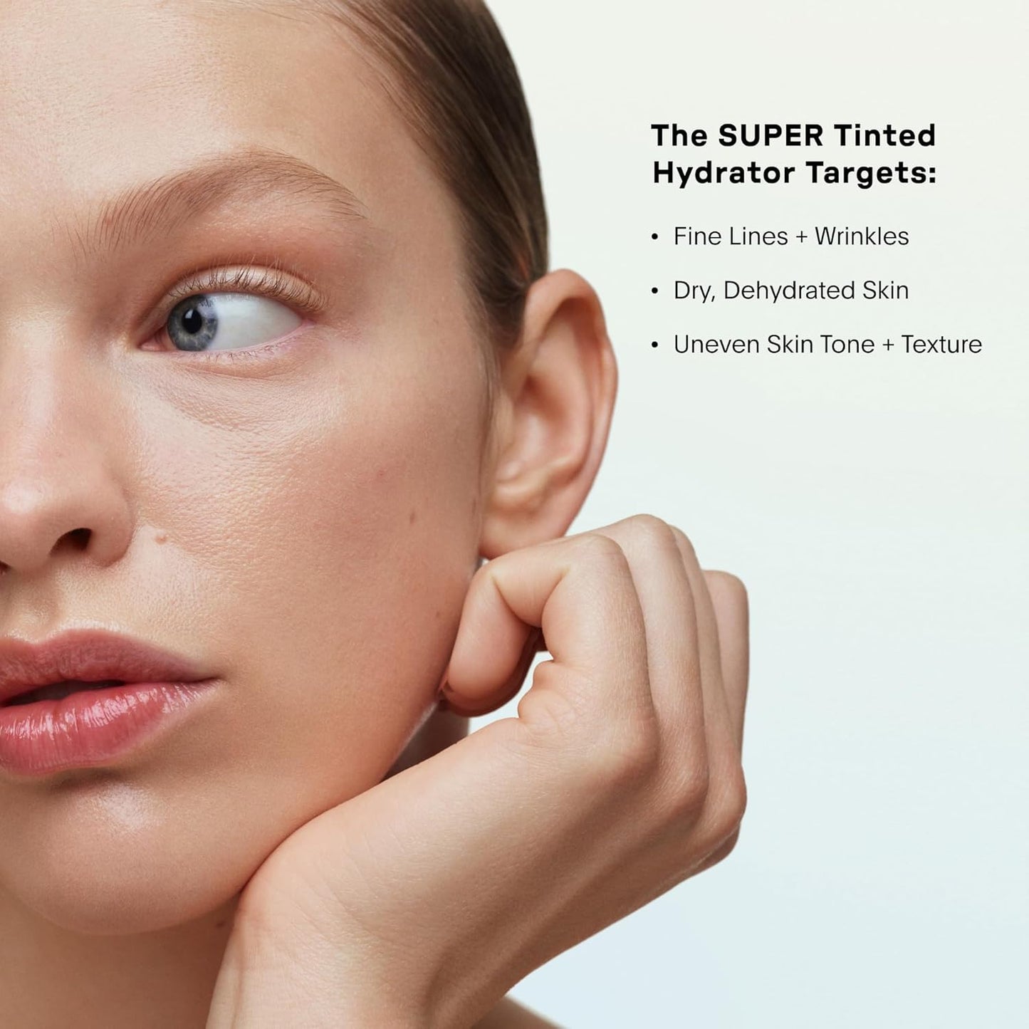 U Beauty The Super Tinted Hydrator Hyaluronic Acid Moisturizing Cream - Mega-Dose Skin Hydrator for Supple, Smooth, and Softer-Looking Skin For Up To 48 Hours - Shade 1-1.0 oz