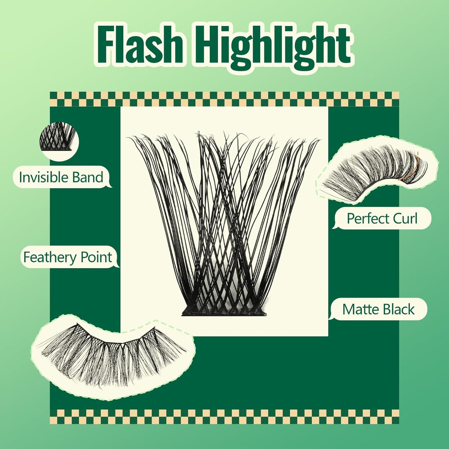 Lash Clusters 96pcs Eyelash Clusters D Curl 18-24MIX Cluster Lashes KEYYOU Volume Wispy Lash Extension Soft&Comfortable Easy DIY at Home(Y01,D-18-24MIX)