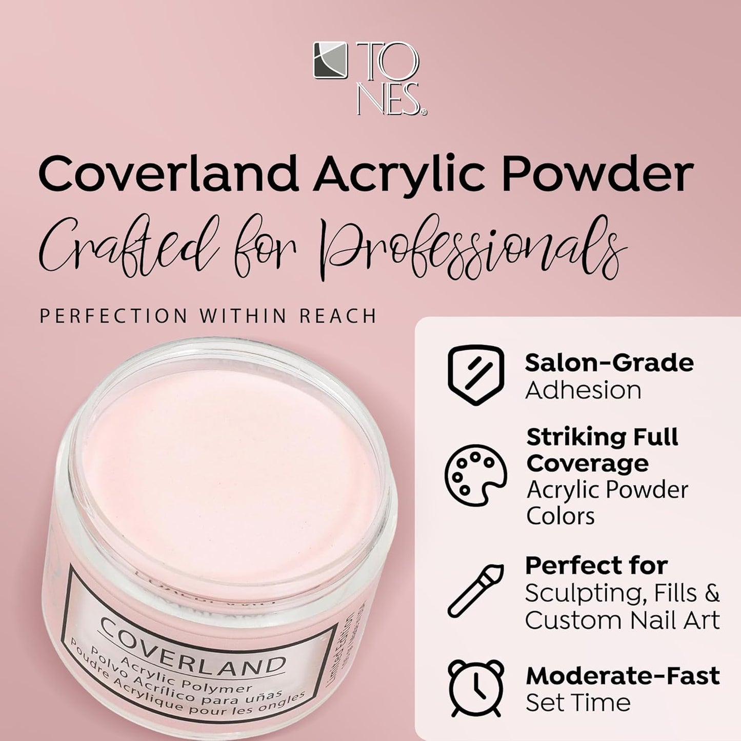 Coverland Acrylic Powder 3.5oz "Sweetheart" - Limited Edition