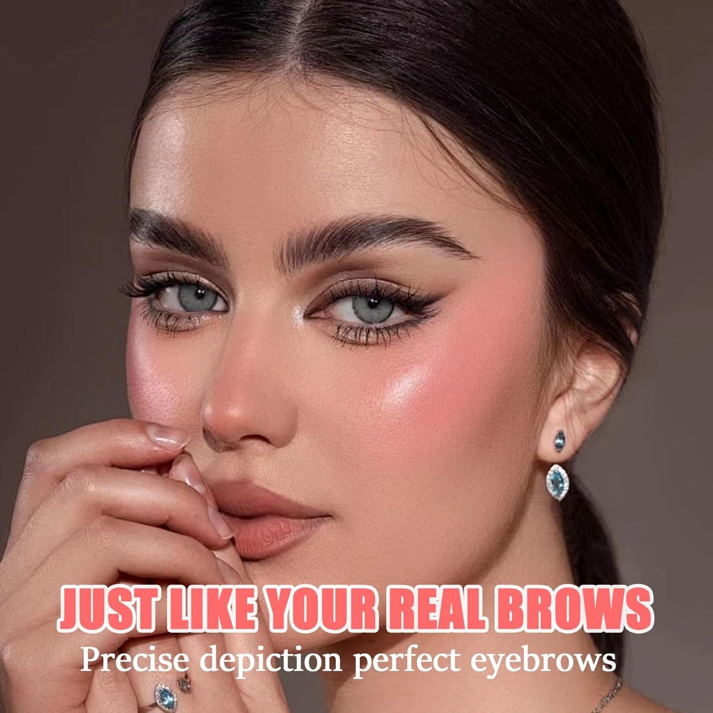 Eyebrow Pen, Microblading Eyebrow Pencil for Natural Hair-Like, Fast & Precise Faux Brow Pen with Double Brush Tip, Waterproof Long-Lasting, Filling Eyebrow Pencils for Women, Black Brown