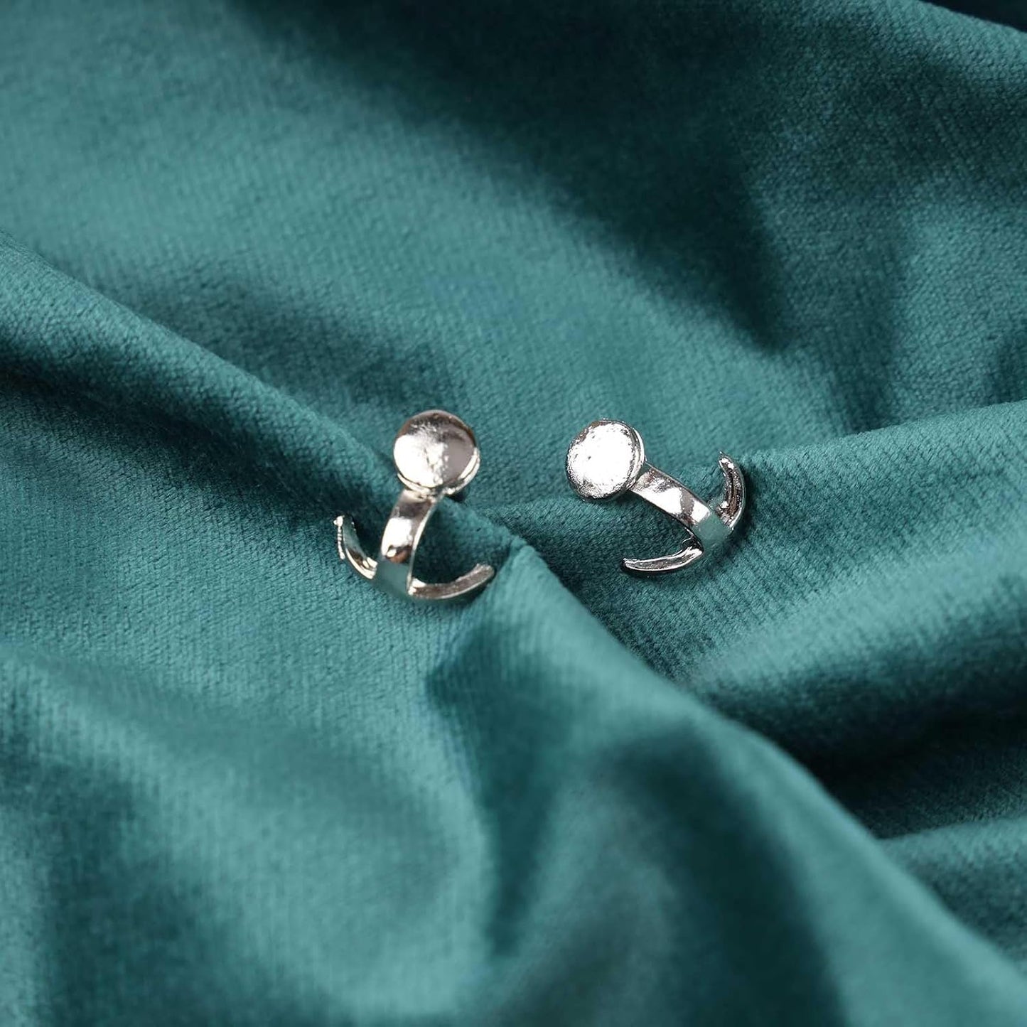 Boho Moon Ear Jackets Earrings Crescent Moon Stud Earrings Gold Sun Moon Earrings Minimalist Double Sided Round Earrings Jewelry for Women