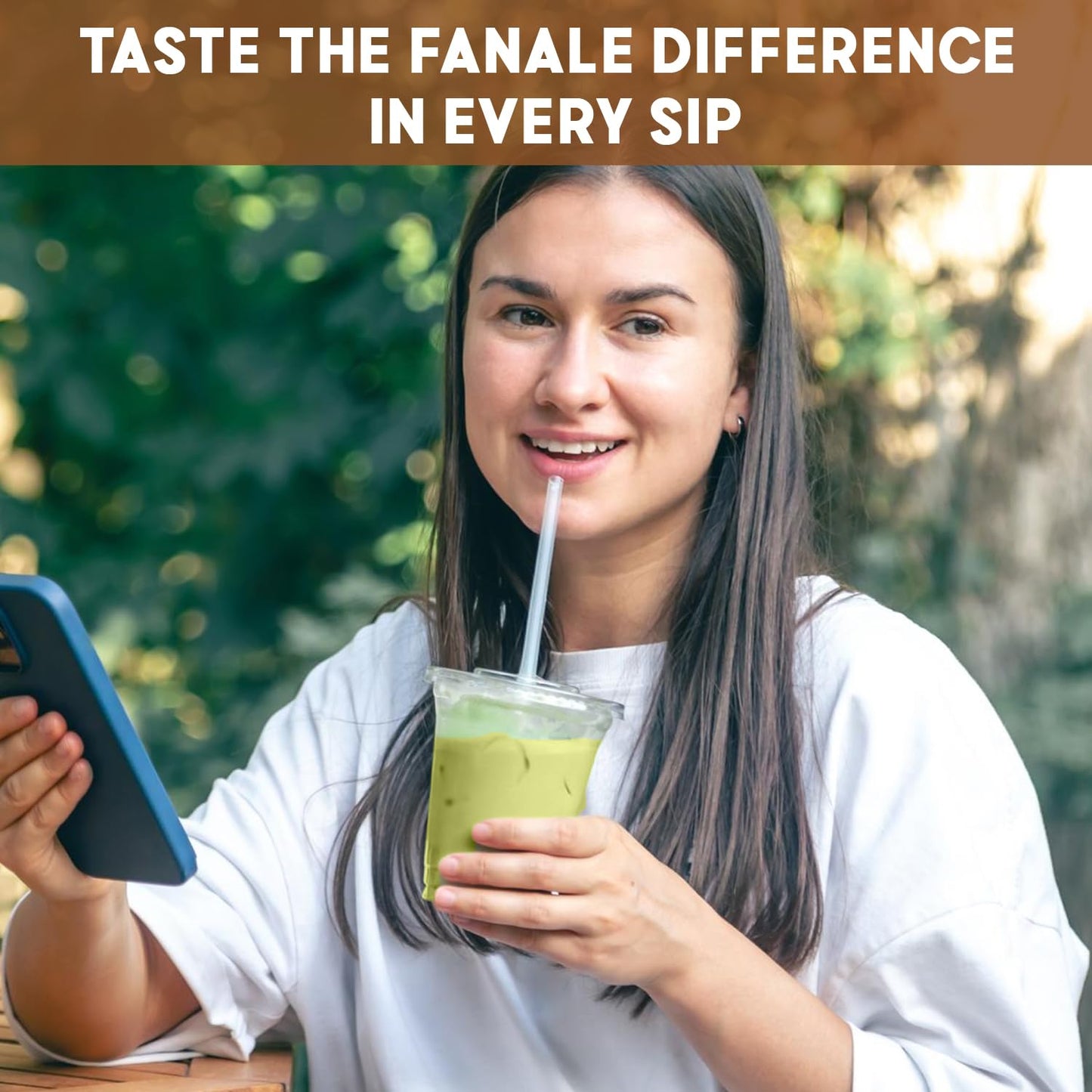 Fanale Premium Matcha Green Bubble Tea Flavoring Powder | Perfect for Baking, Smoothies, Desserts and Drinks | Instant Flavoring Powder for Boba Milk Tea - 2.2 Pounds (Pack of 1)