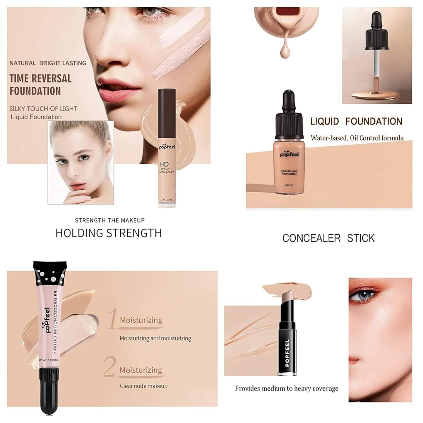 MAEPEOR All In One Makeup Kit 27PCS Makeup Kit for Women Full Kit Multi-Purpose Makeup Set for Beginners or Pros (KIT004)