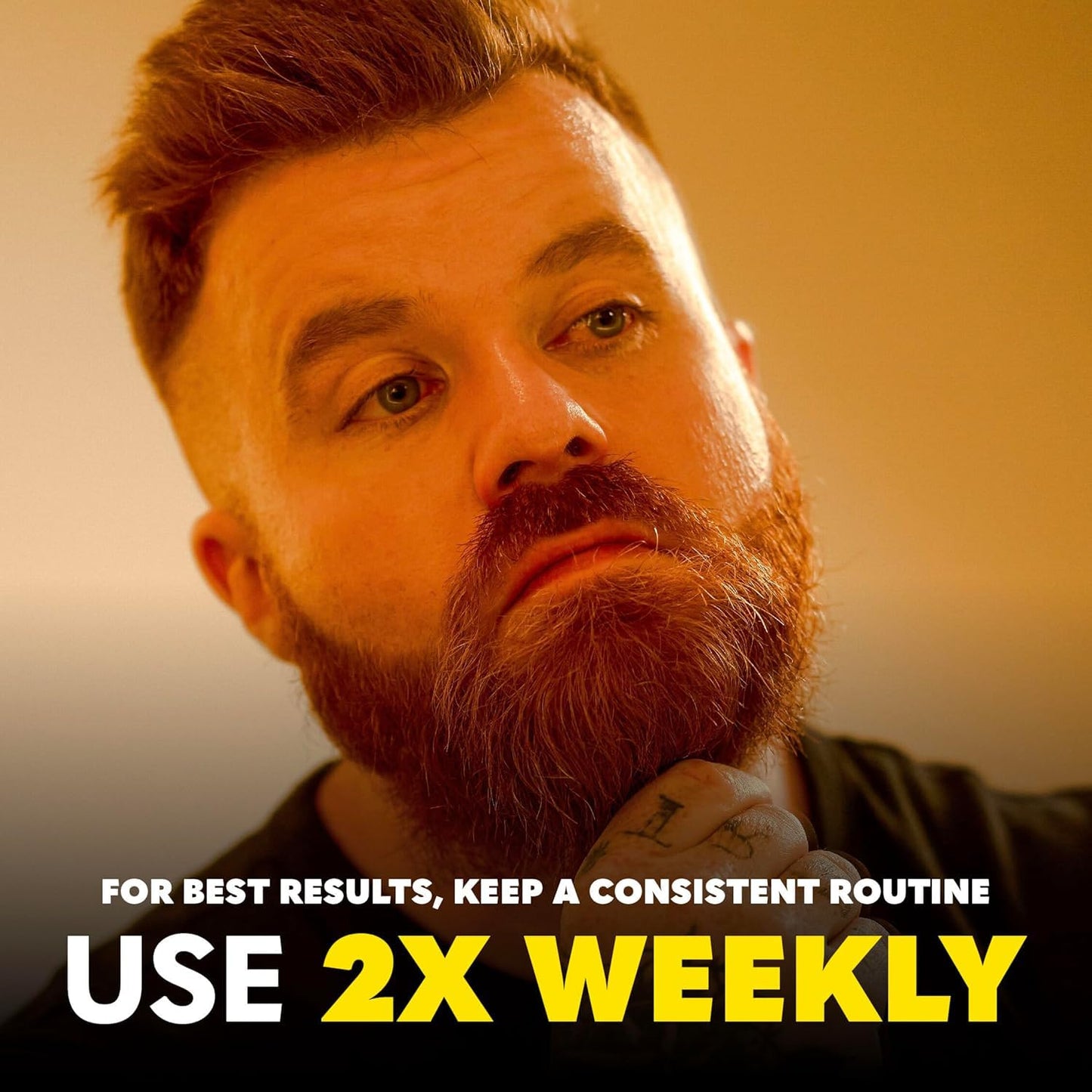 Beard Club Derma Roller & Beard Growth Oil - Microneedling Roller with 540 Titanium Coated Microneedles & Cedar, Sandalwood Beard Oil