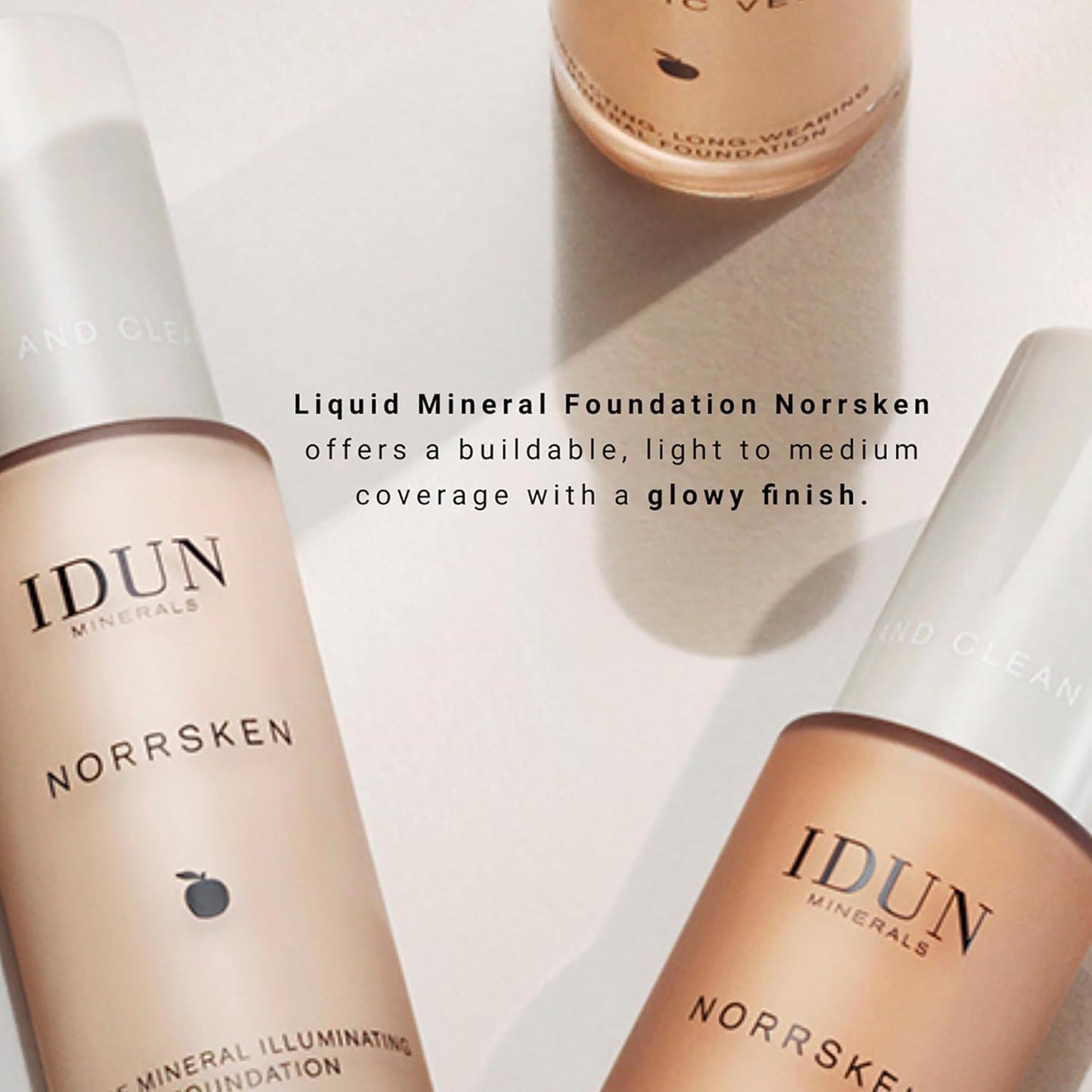 Liquid Norrsken Foundation - Silky Smooth Coverage - Luminous, Dewy Finish for Dry and Dull Skin - Water Resistant and Vegan Makeup - 207 Disa - Neutral Light - 1.01 oz