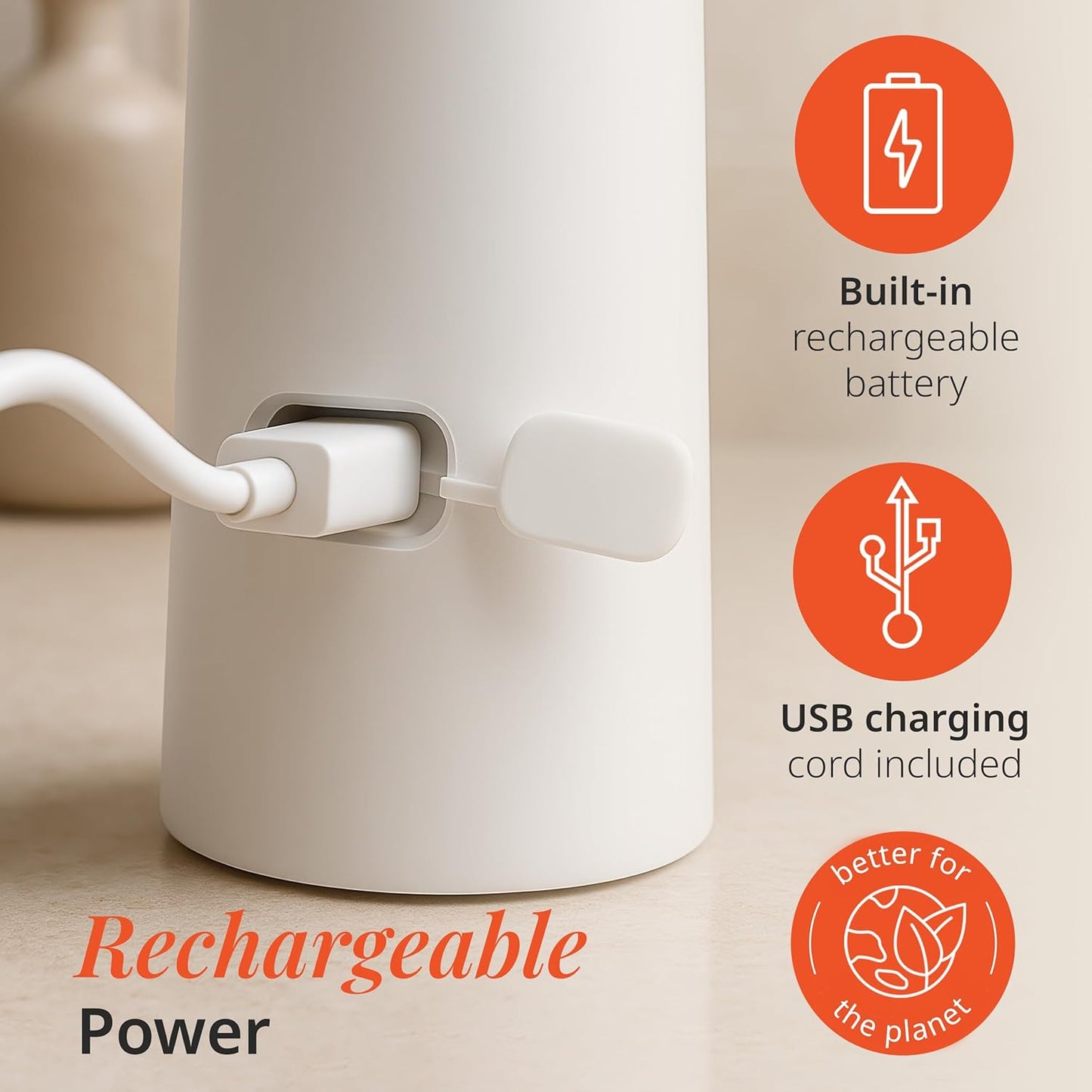 Vanity Planet Raedia 2.0 Facial Cleansing Brush, 4 Interchangeable Brush Heads, White - Daily Cleansing Face Exfoliator for Glowing & Acne Prone Skin - Lightweight Silicone Water-Resistant Body Brush