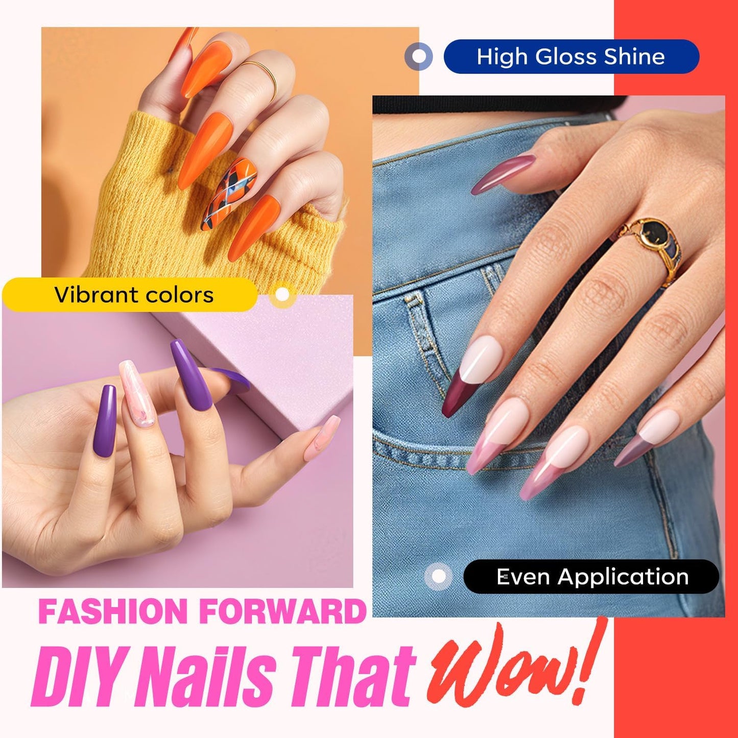 MEFA 34 Pcs Gel Nail Polish Kit with U V Light, 20 Colors All Seasons Soak Off Gel Polish Nail Set with Matte Base Top Coat Essential Manicure Tools Nails Art DIY Salon Home for Girl Woman