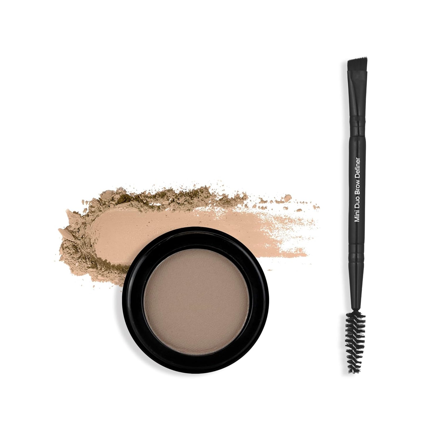 bdb Eyebrow Powder & Definer Brush - Long-Lasting, Fuller & Fluffier Brows, Spoolie for Precision, Soft & Natural, Blonde