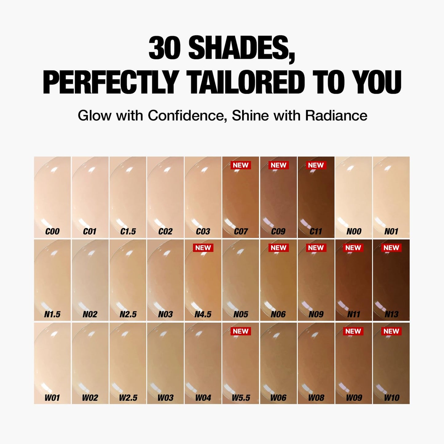 TFIT Radiance Fit Serum Foundation - Flawless Coverage, Dewy finish, Long-lasting Waterproof and sweatproof,Lightweight,Creamy Natural,1.05 Oz. (W10 Cocoa, 1.05 Oz.)