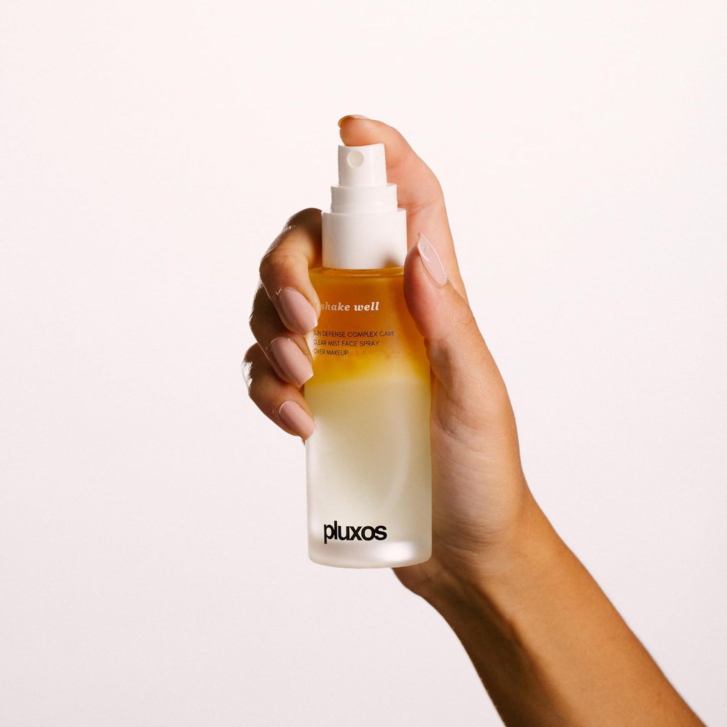 | PLUXOS 47 | SUNSCREEN + SKINCARE SPF 47 FACE MIST SPRAY (Unscented) | SUN DEFENSE COMPLEX CARE | Apply Over Makeup, Broad Spectrum, Clear, Light, Vegan, Hydrate, Fight Acne, Anti-Aging, Cell Repair