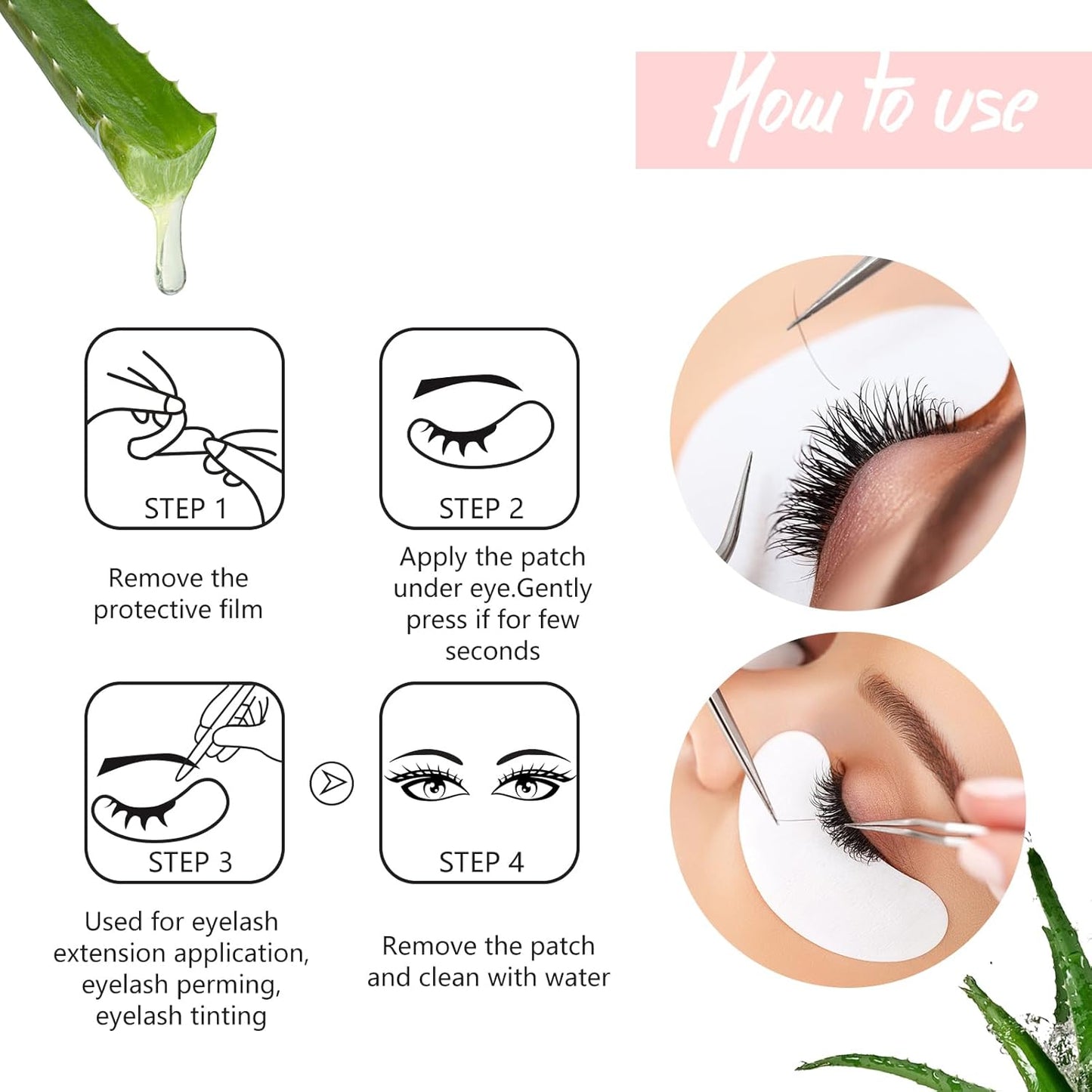 50Pairs Eyelash Extension Gel Patches Kit Natural Hydrogel, Lash Gel Pads for Beauty Makeup Mask Kit Supplies Eye Mask Pads Beauty Tools (Silver)